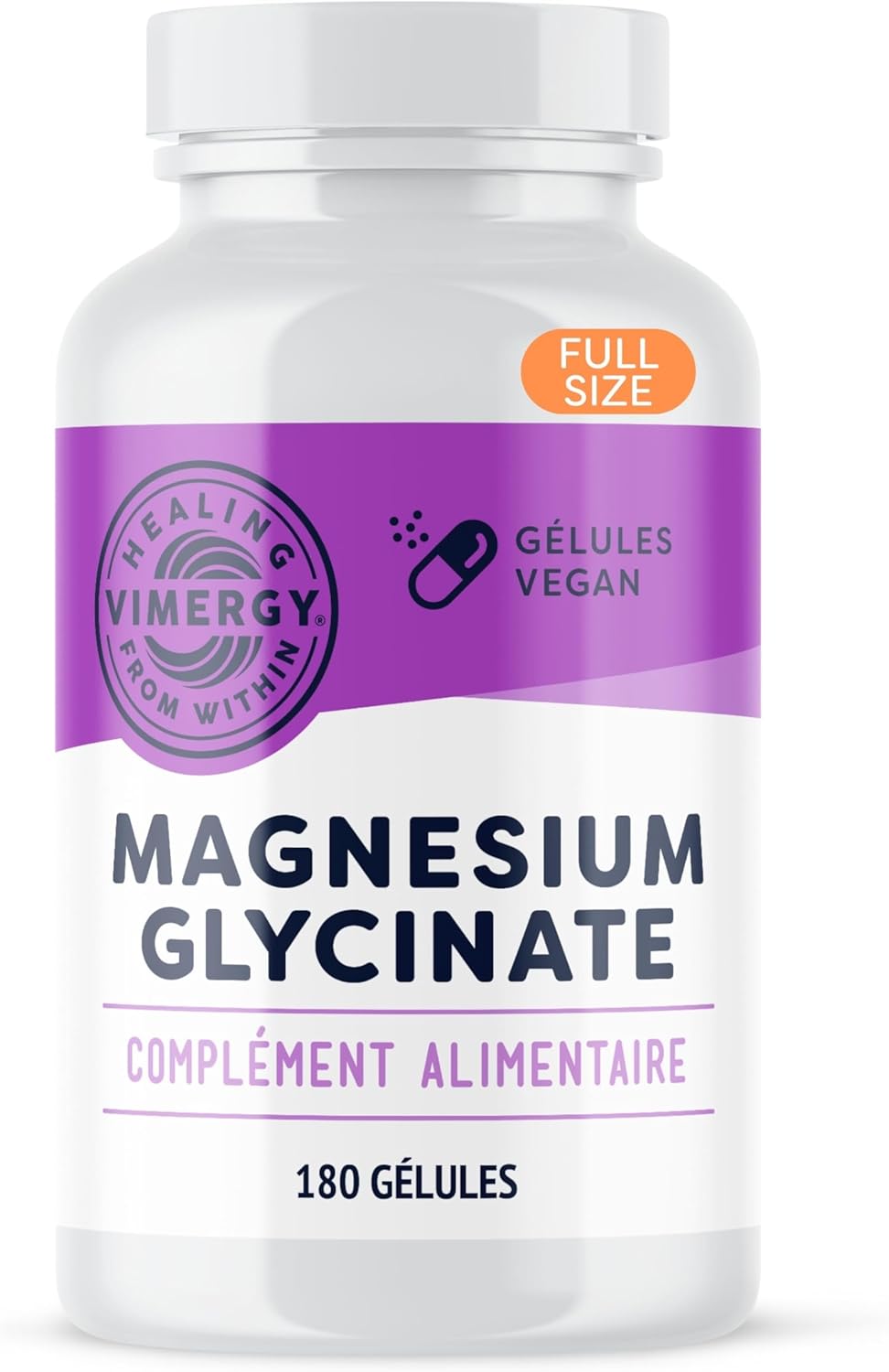 Vimergy Magnesium Glycinate - 90 Servings - Energy Support & Fatigue Reduction - Gentle Magnesium Supplement for the Gut - Turmeric & Ginger - Gluten Free Keto/Paleo Non GMO - Image 2