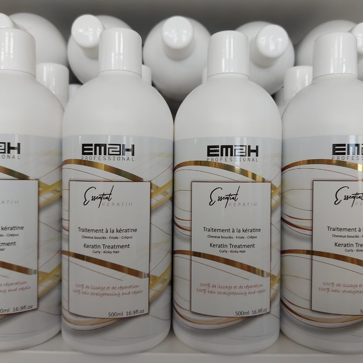 Essential Keratin Brazilian Straightening Kit for Frizzy Hair Pack of 2 (500 ml) - Image 3