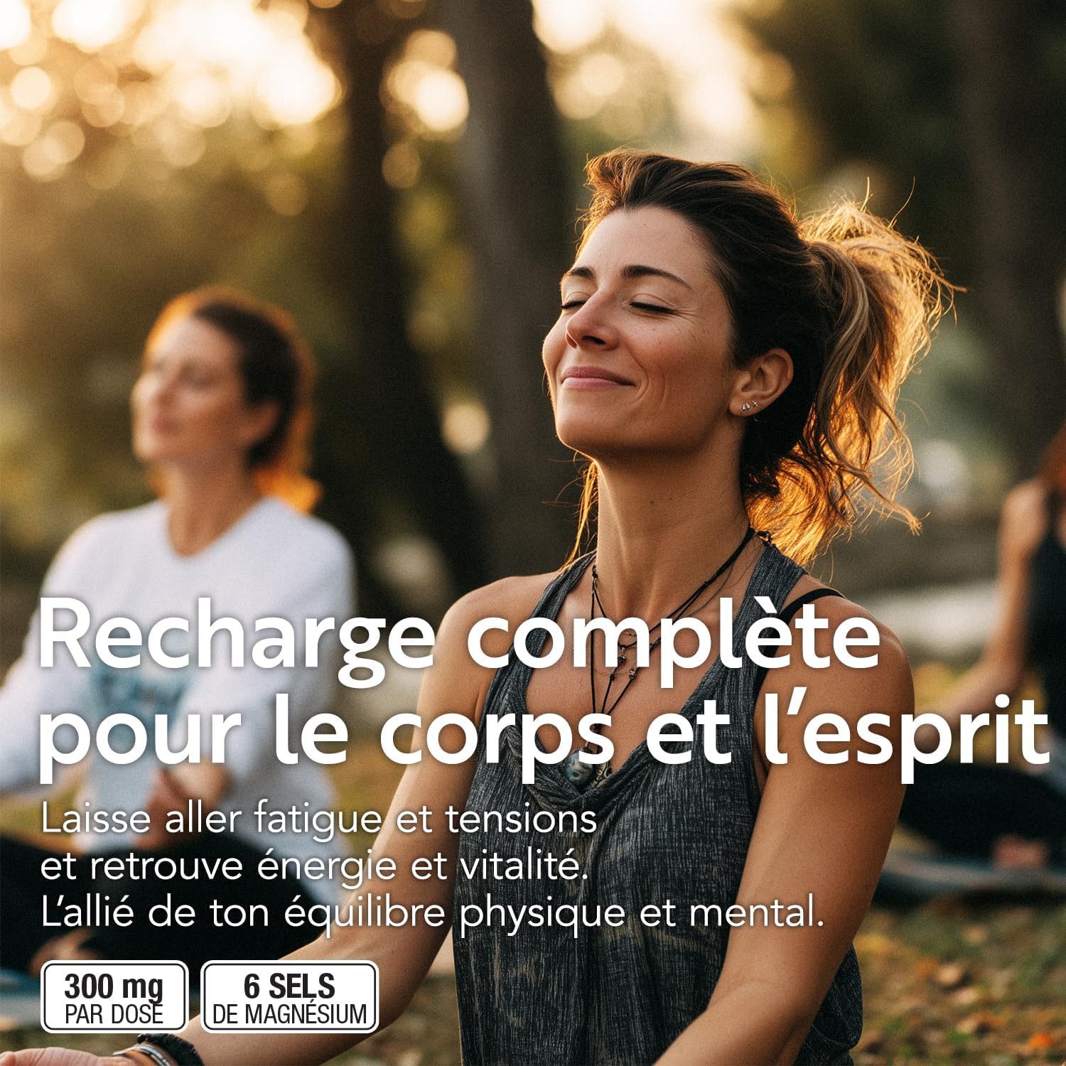 Magnesium Complex 6 Sources – 300 mg per day, High Bioavailability – 360 PiùLife Capsules with Magnesium Bisglycinate, Citrate, Pidolate – Energy, Sleep, Muscles - Image 3