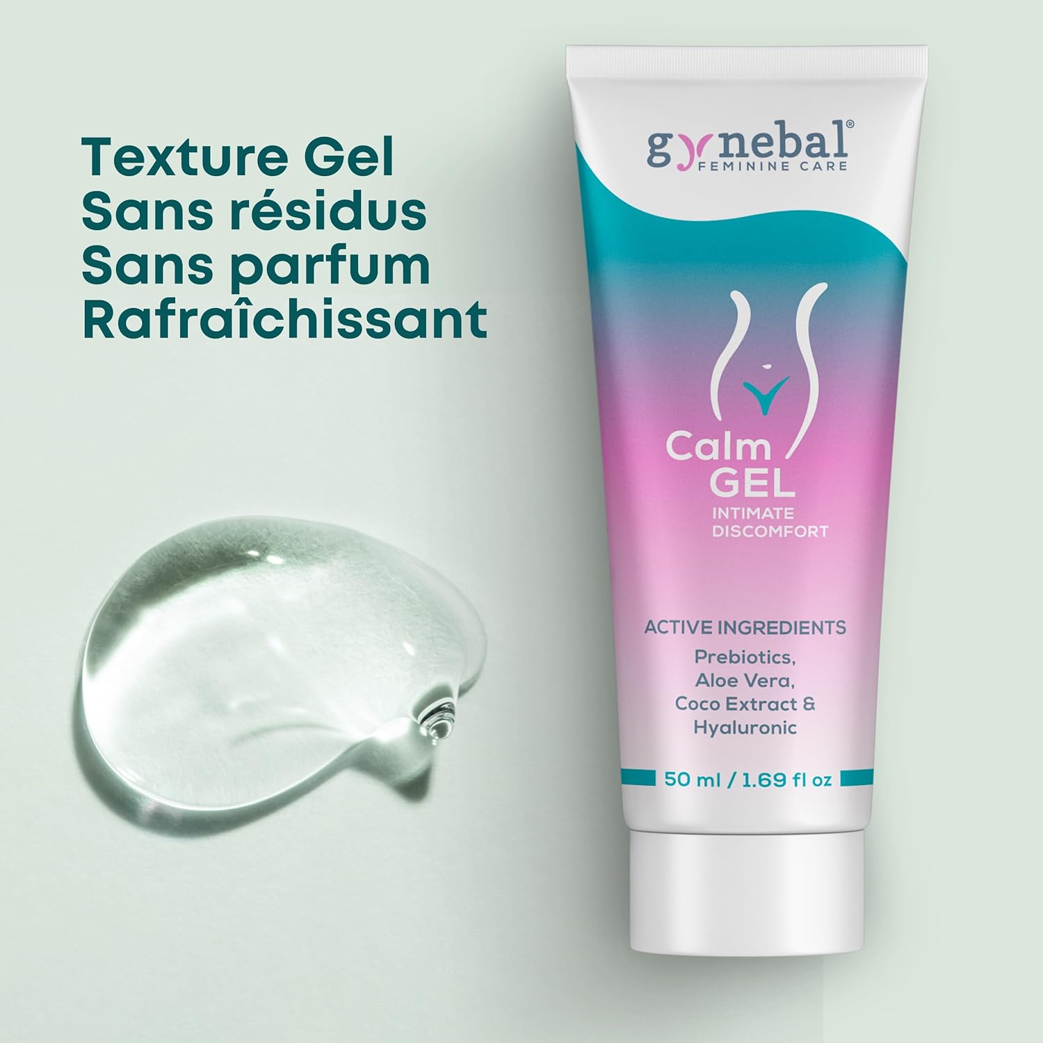 GYNEBAL CALM Intimate Gel with PREBIOTICS - Moisturizing Gel for Vaginal Dryness, Anxiety and Discomfort - Supports Vaginal Flora - External Use for Women (50 ml) - Image 7