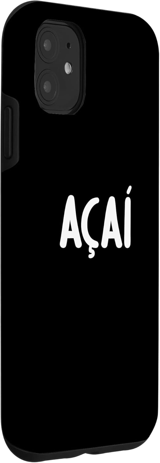 Açaí iPhone 11 Case Food Design for Men Women Kids Funny - Image 4