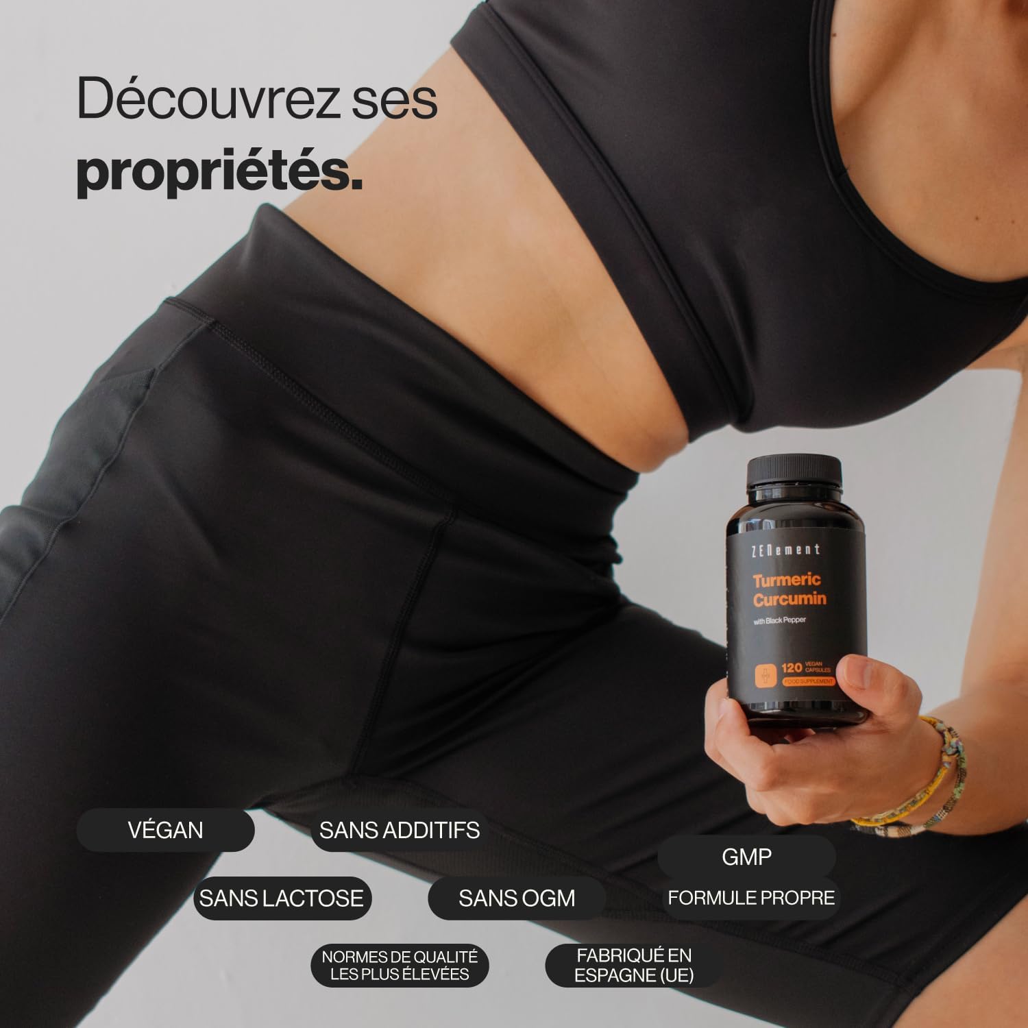 Turmeric Extract with Black Pepper - 95% Curcuminoids - Natural and Vegan Origin - 4 Months Supply - 120 Vegan Capsules - Zenement - Image 3