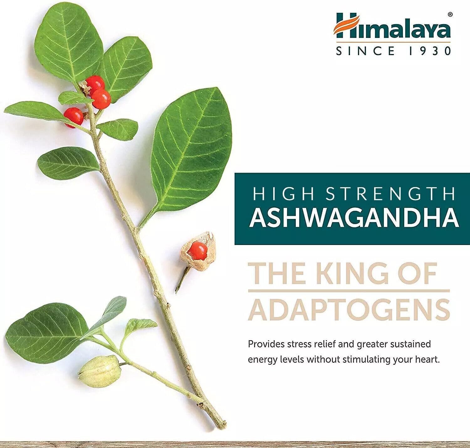 Himalaya - ASHVAGANDHA PURE HERBS | Ashwagandha Capsules | Natural Support for Stress & Energy Management - 60 Capsules - Image 4