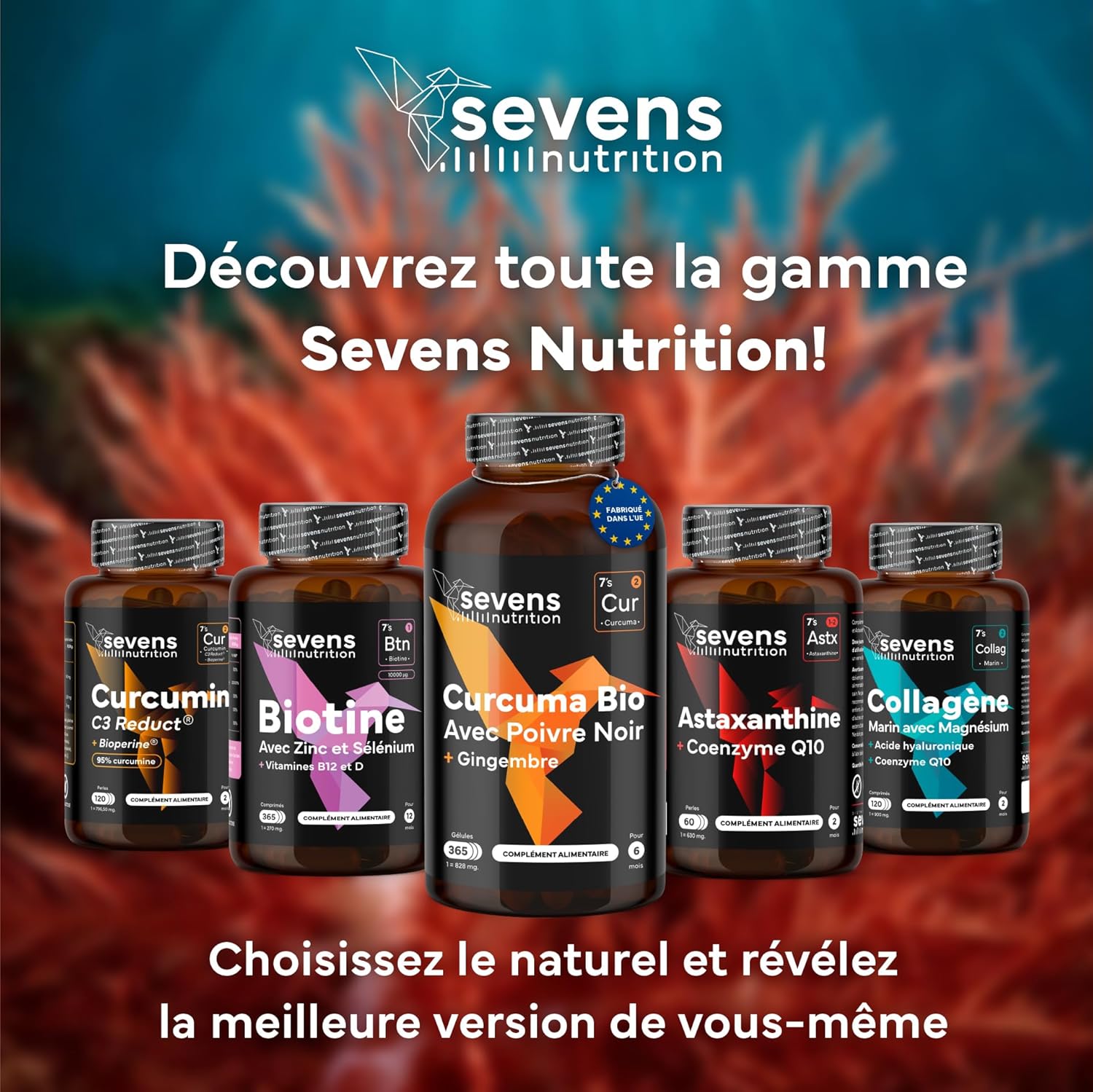 Natural Astaxanthin Astapure with Coenzyme Q10 & Extra Virgin Olive Oil - Powerful Antioxidants for Eyes Skin Immunity - 60 High Absorption Softgels - Sevens - Image 9