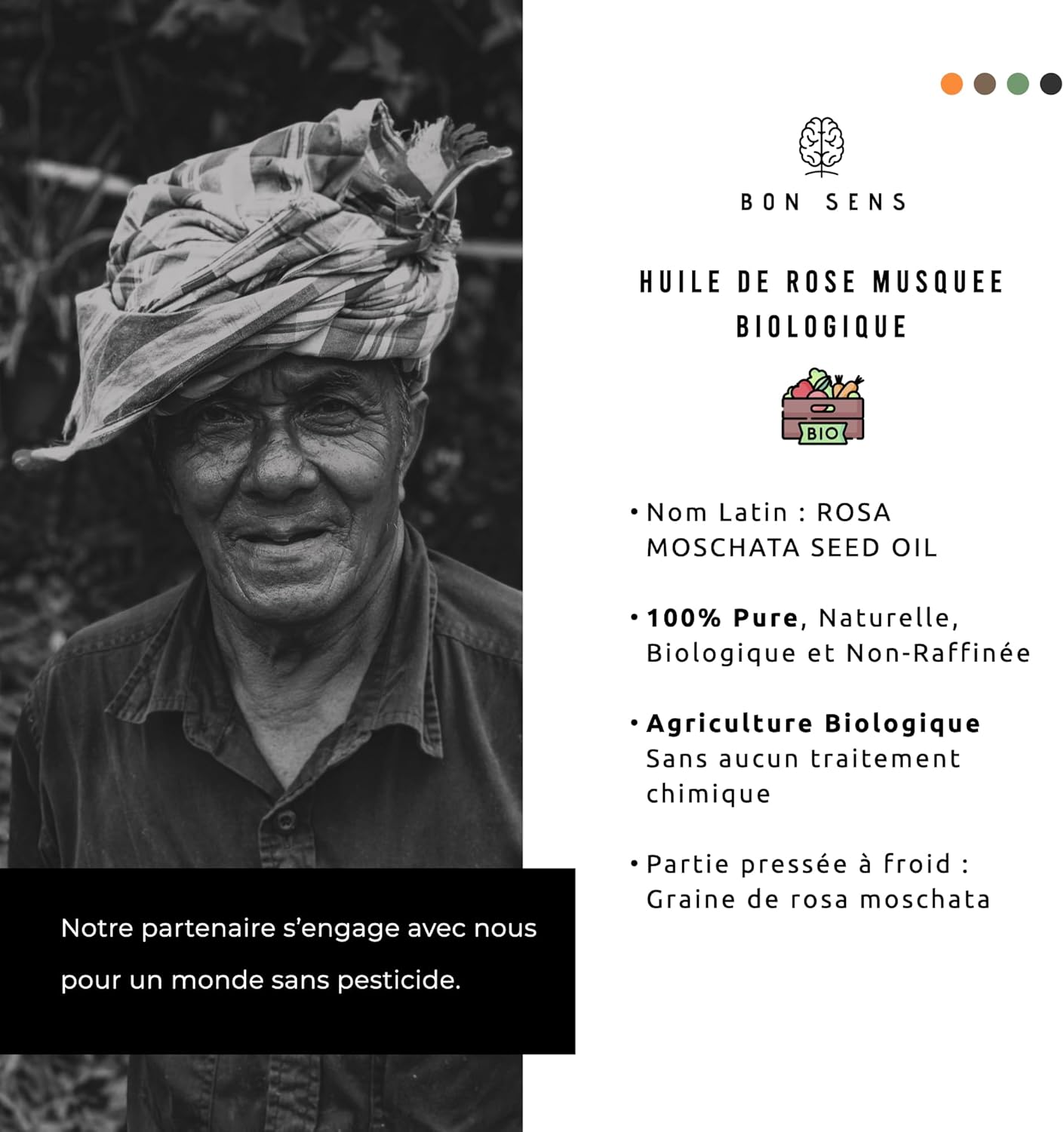 Organic Rosehip Oil - 100% Pure - Anti-Ageing Oil, Face, Skin, Scars and Stretch Marks - Rich in Vitamin C, Omega 3, Vitamins E + A (Retinol) - 100 ml - Image 4