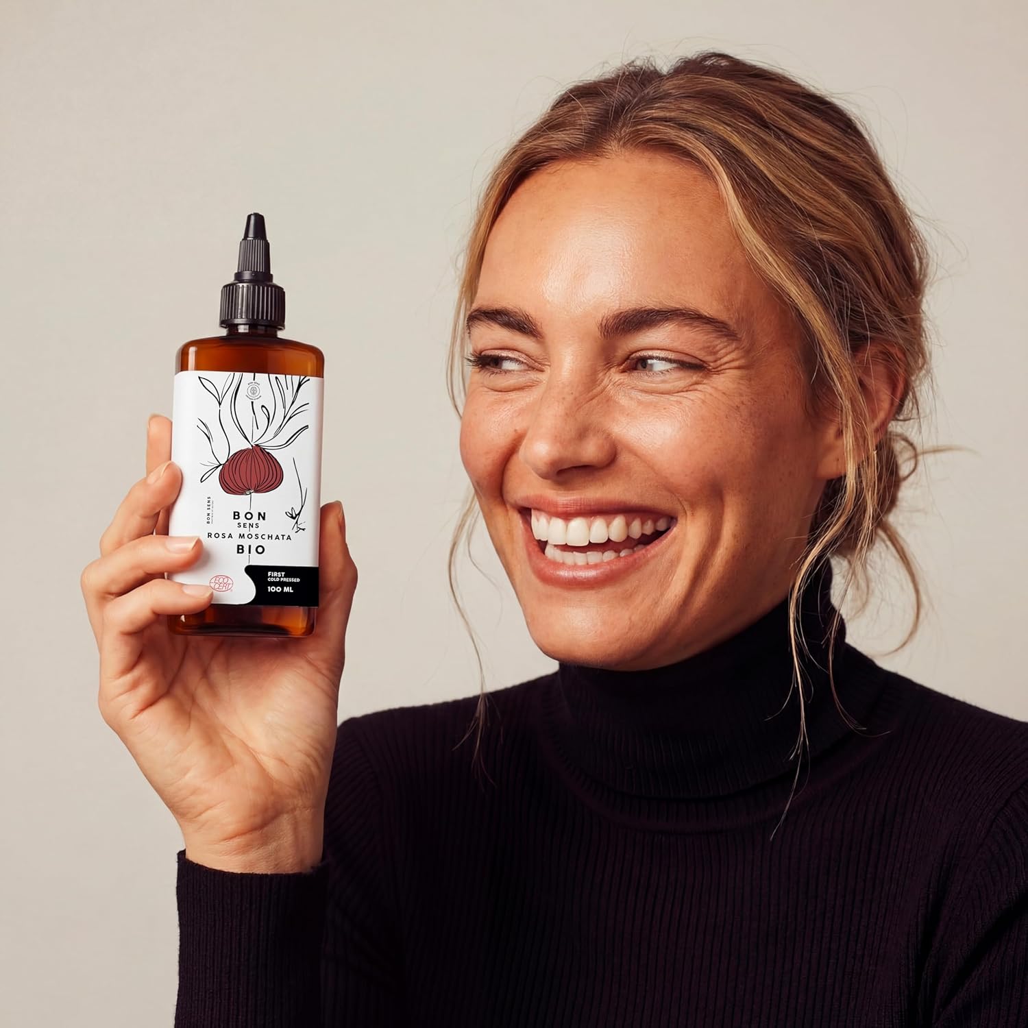 Organic Rosehip Oil - 100% Pure - Anti-Ageing Oil, Face, Skin, Scars and Stretch Marks - Rich in Vitamin C, Omega 3, Vitamins E + A (Retinol) - 100 ml - Image 8