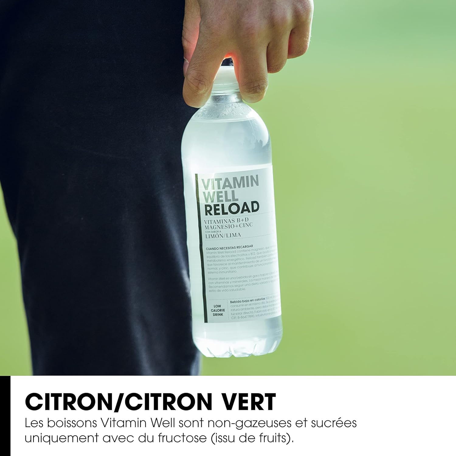 Vitamin Well - Drinks enriched with vitamins and minerals taste lemon, lime, 12x500ml (Reload) - Image 5