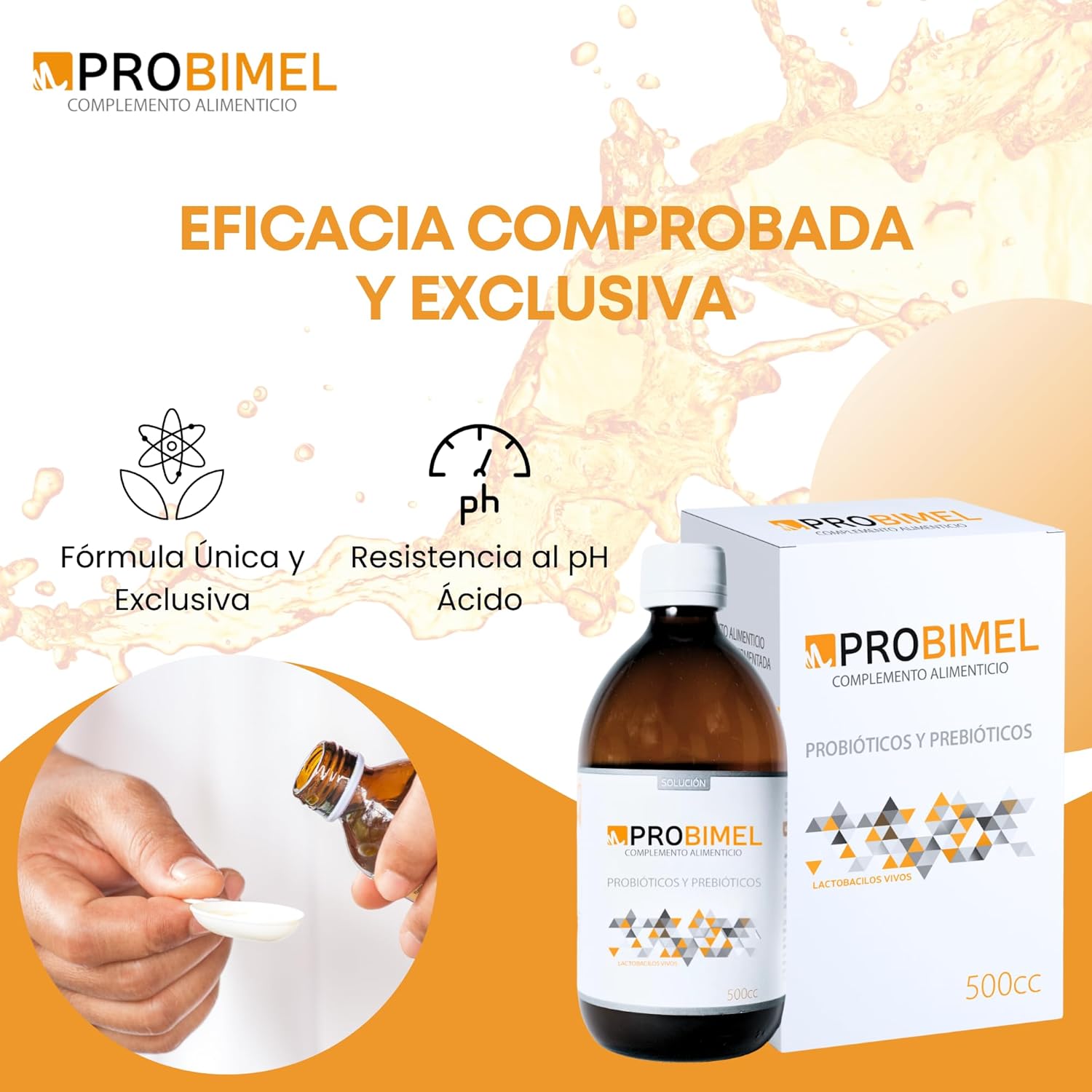 Probiotic Flora for Digestive Health 150ML - Probiotics and Prebiotics for Abdominal Bloating against Sibo, Gastritis, Intestine - Comfort Digestive Probiotic - Image 3