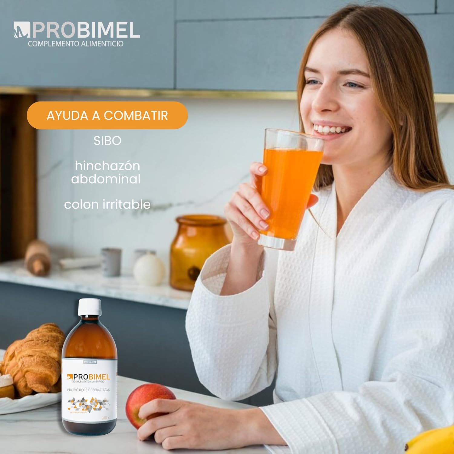 Probiotic Flora for Digestive Health 150ML - Probiotics and Prebiotics for Abdominal Bloating against Sibo, Gastritis, Intestine - Comfort Digestive Probiotic - Image 7