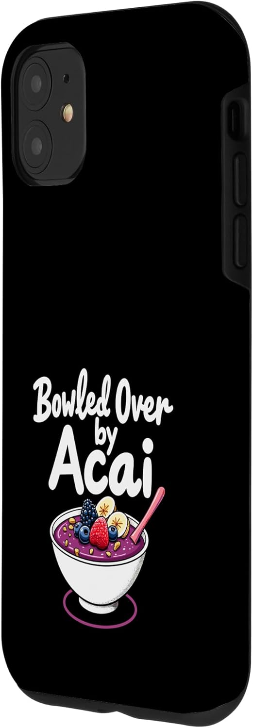 Açaí Bowl Lover Fan Superfood Fan Healthy Eating Wellness Gear Case for iPhone 11 - Image 3