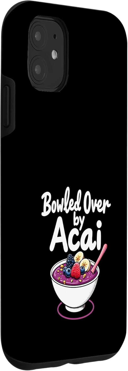Açaí Bowl Lover Fan Superfood Fan Healthy Eating Wellness Gear Case for iPhone 11 - Image 4
