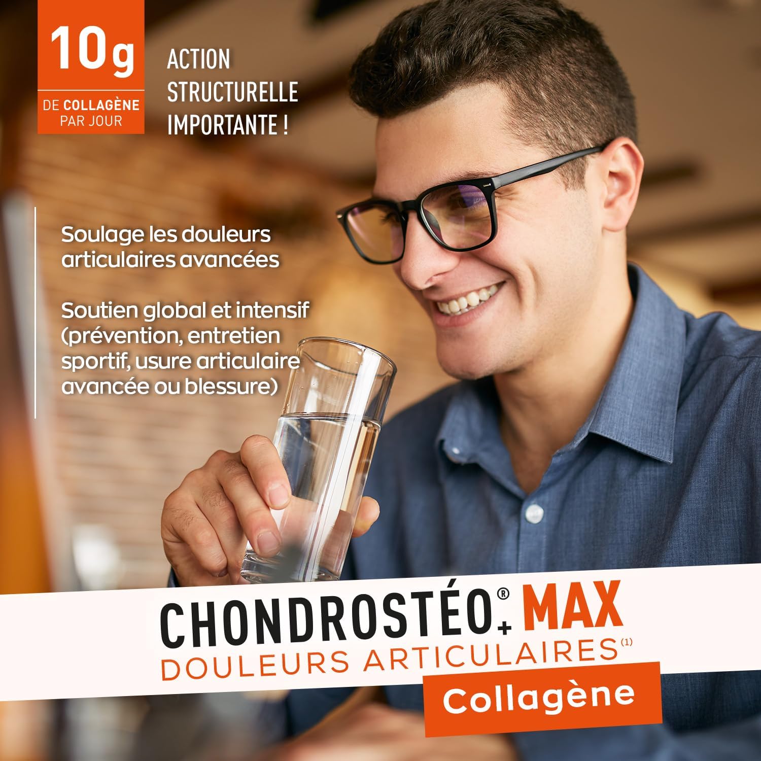 GRANIONS CHONDROSTEO+ MAX COLLAGENE 225 g, Collagen and Hyaluronic Acid + Turmeric + Boswellia - Joints, Muscle, Tendons, Cartilage, Bones - Wild Fruit Tastes - 20 Days - Image 5