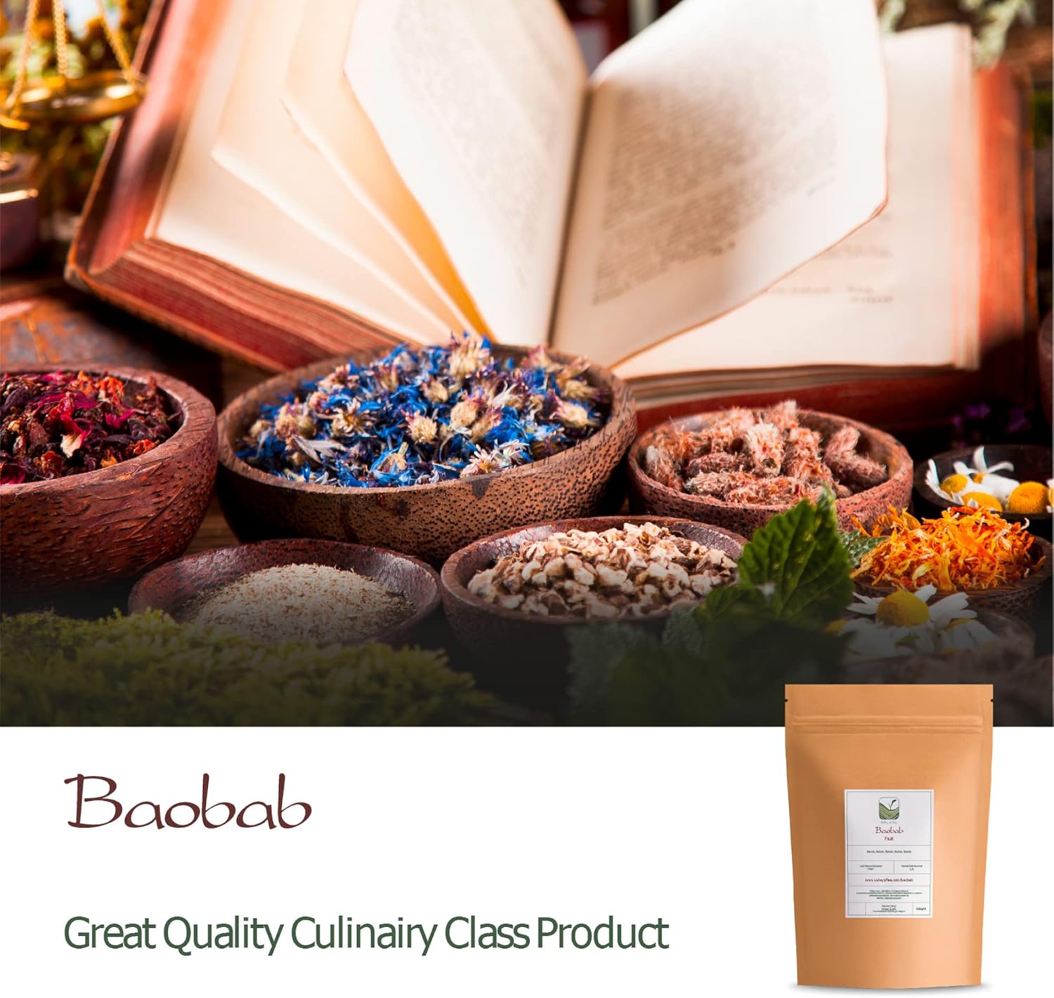 Baobab Fruit Raw Powder Baobab Fruit Organic Baobab Powder Baobab Fruit Organic Baobab Powder - Image 4