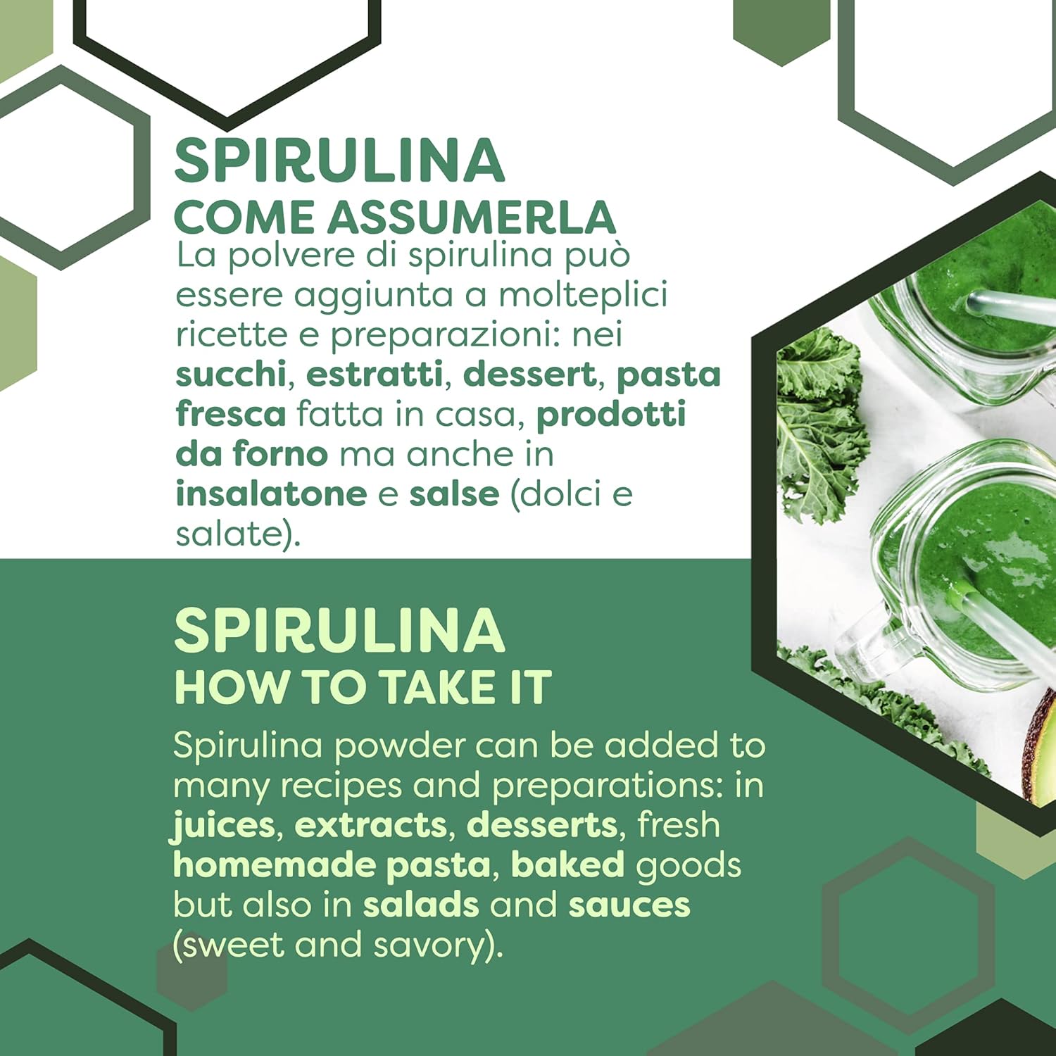 ERBOTECH Organic Spirulina Powder, 100 g Bag, Rich in Protein, Calcium and Vitamins, Rich in Nutrients, Organic Support, Vegan, Made in Italy - Image 7