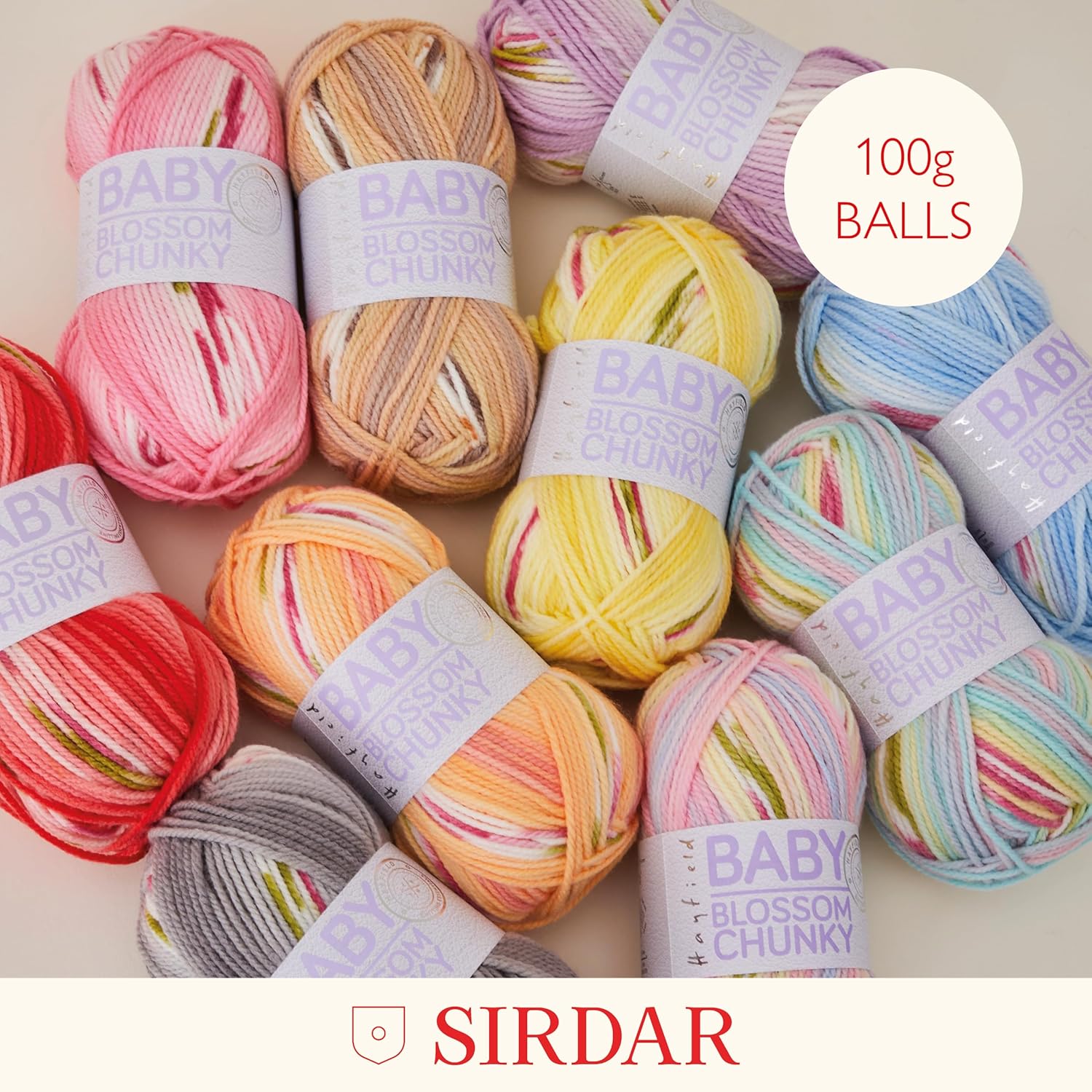 Hayfield Sirdar Blossom, Pretty Primrose (357), 100g - Image 4