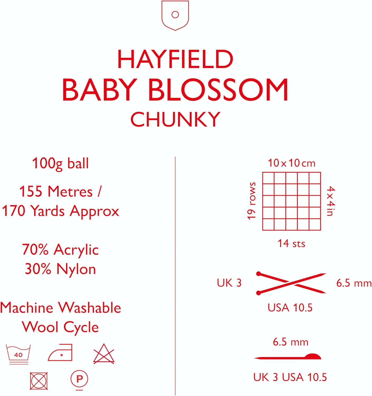 Hayfield Sirdar Blossom, Pretty Primrose (357), 100g - Image 8