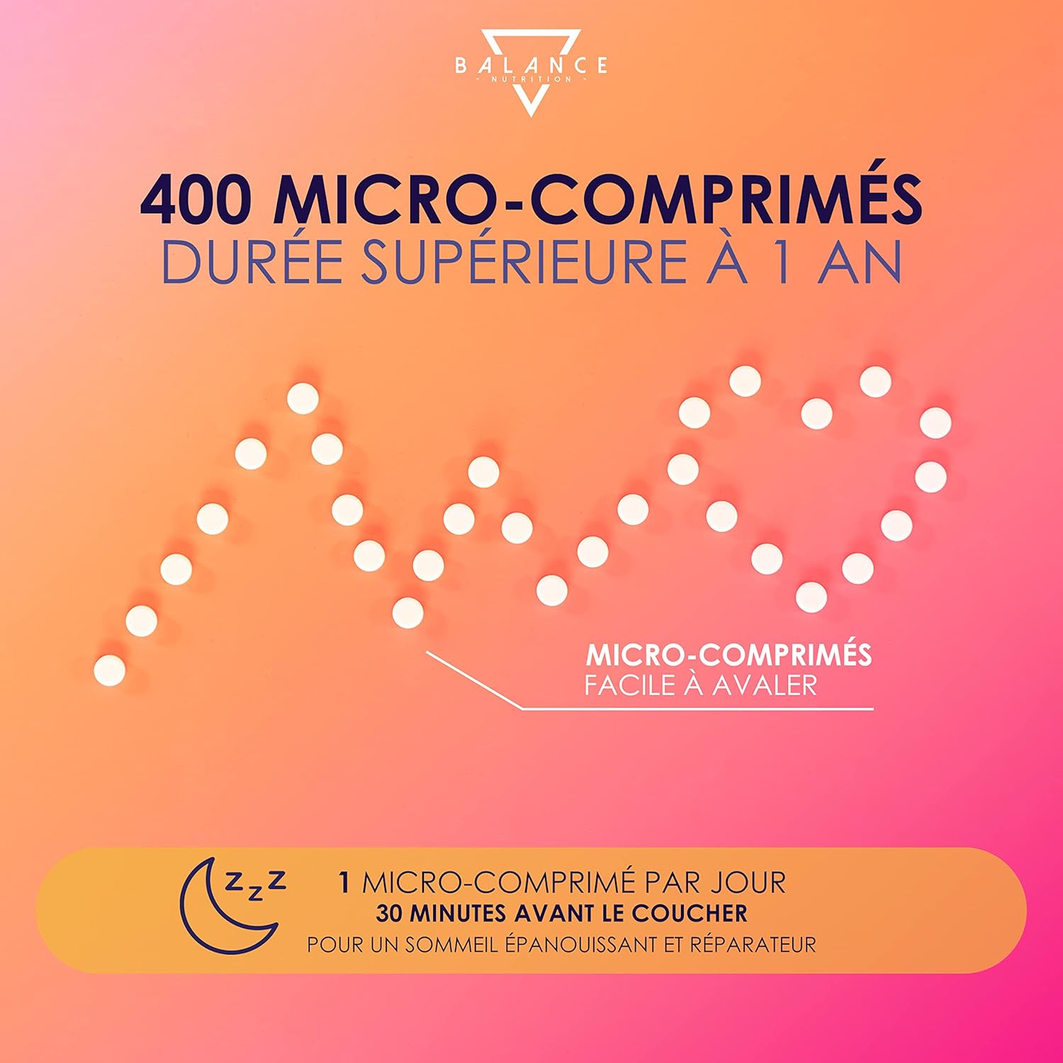 SERENIGHT - 400 Tablets (1+ Year Supply) | Melatonin | Melatonin 1Mg Forte With 5 HTP, Valerian, Linden, & Vitamin B6 | Powerful Somnifere for Sleeping - Image 7