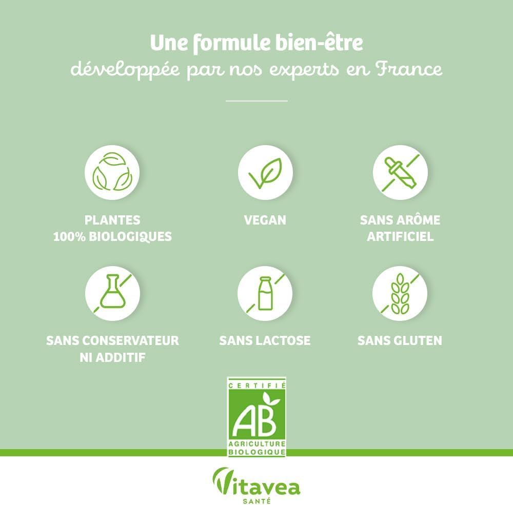 Vitavea BioNutrisanté - Organic Liver and Intestine Infusion 100% Natural - 20 Sachets - Bloating - Rosemary, Green Anise, Peppermint, Licorice, Chicory - Vitavea - Image 3