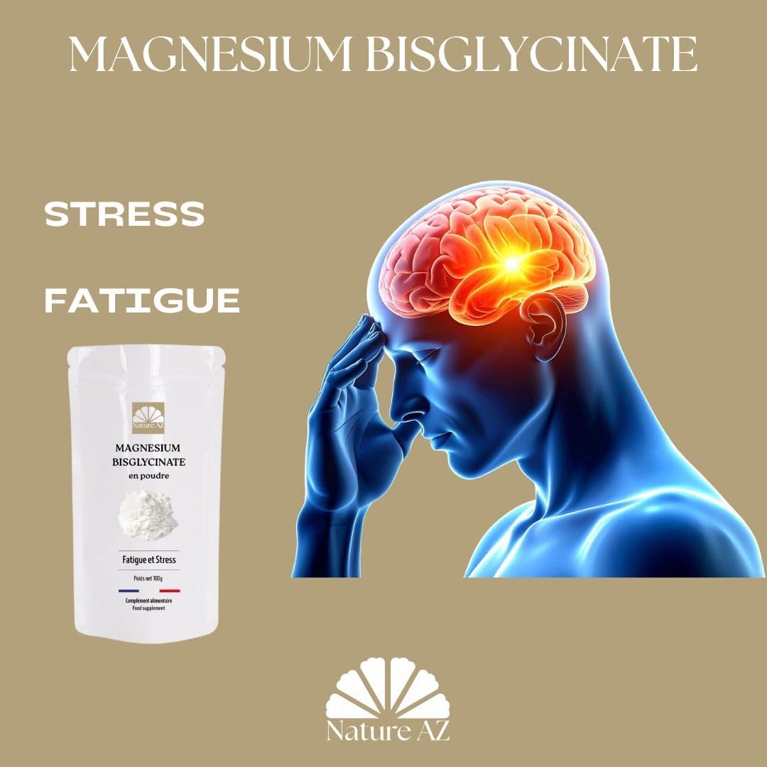 Magnesium Bisglycinate Powder – Highly Assimilable – Sport, Stress, Cramps – No Vitamin B6 – No Additives – Free Dosage – 100 g – French Laboratory - Image 7