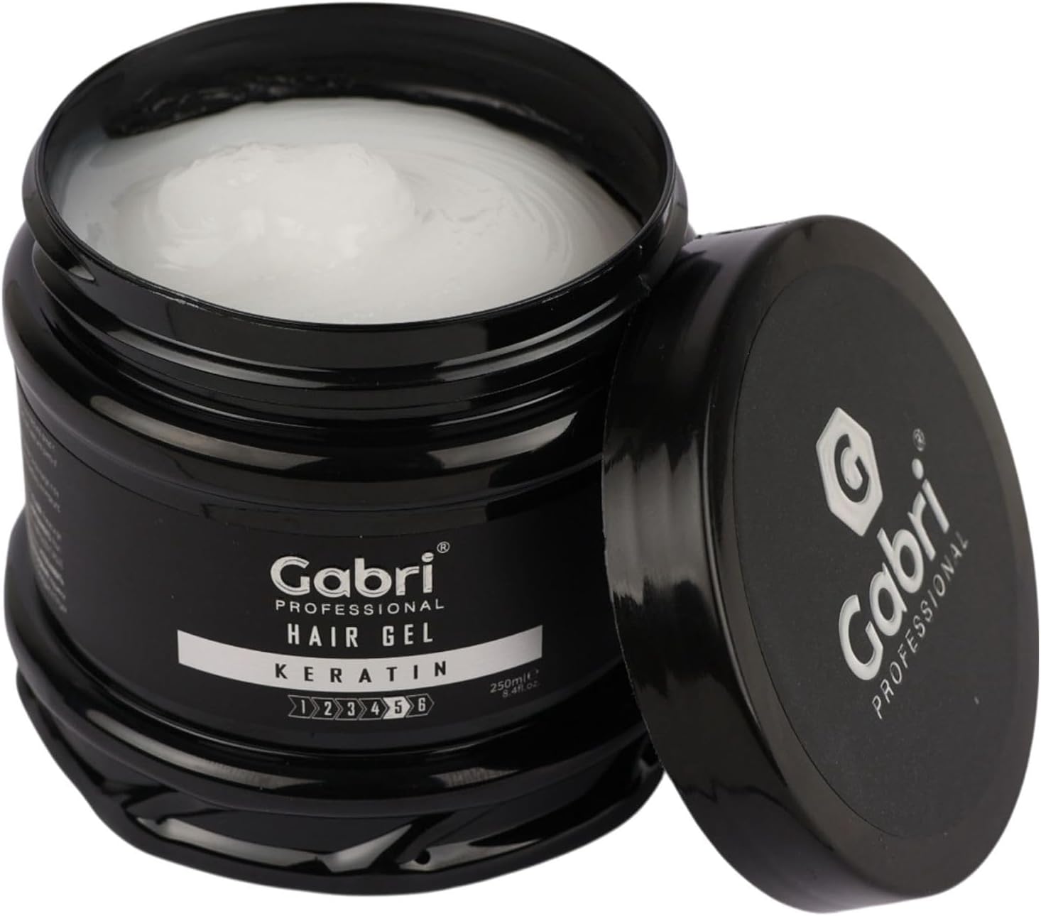 Gabri Keratin Hair Styling Gel 250ml - High Shine, Anti-Frizz Effect, Edge Control - Image 7