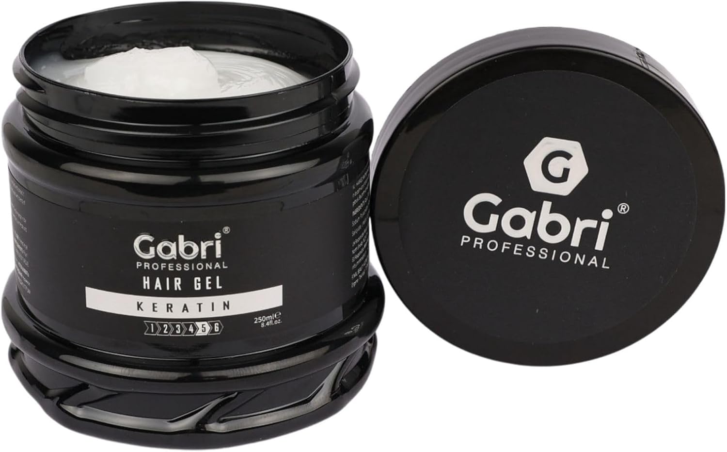 Gabri Keratin Hair Styling Gel 250ml - High Shine, Anti-Frizz Effect, Edge Control - Image 10