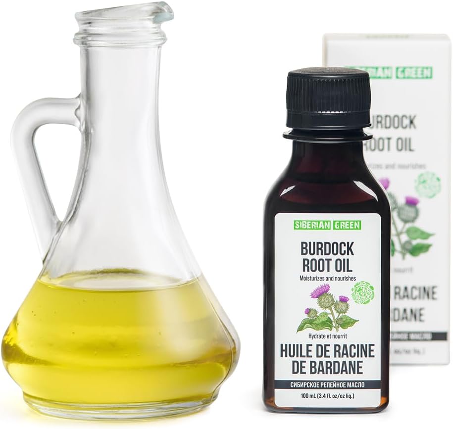 Burdock Oil - Pure and Natural Siberian Burdock Root Oil for Hair and Skin Care - Easy to Apply Hair Oil for All Hair Types - Antifel Oil - Image 3