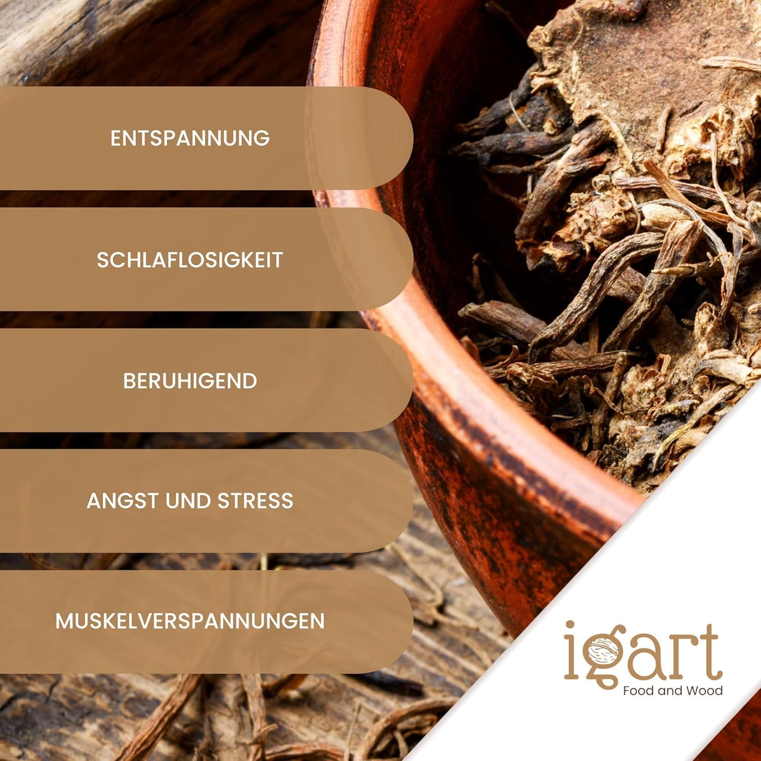Cut Valerian Root | For Valerian Tea | Herbal Tea | Valerian | Valeriana Officinalis | Grade 1A (100g) - Image 4