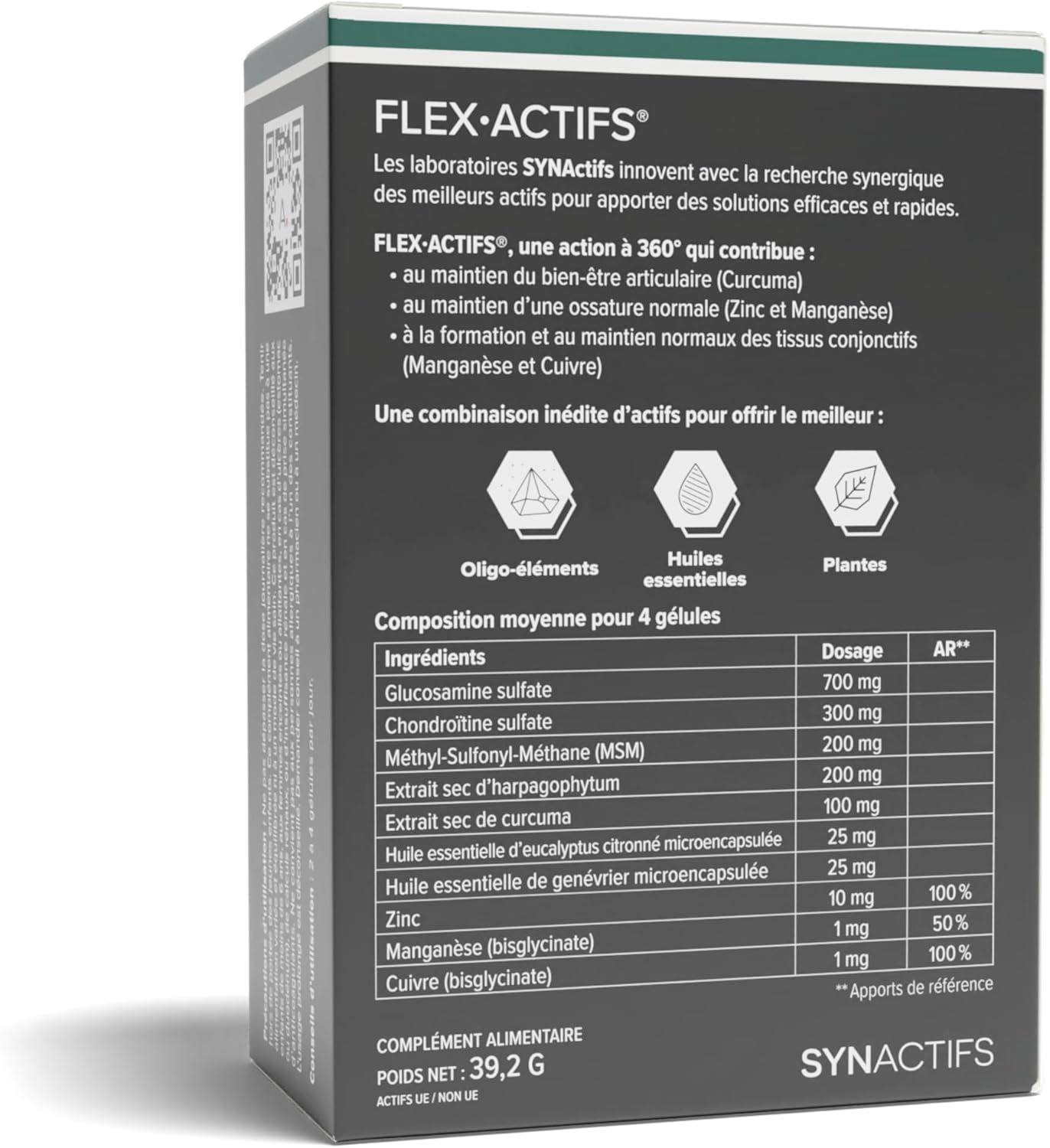 Flexactif - Joint Wellness - Glucosamine, Harpagophytum, MSM, Turmeric, Eucalyptus & Zinc Essential Oil - Aragan - 60 Capsules - Image 8
