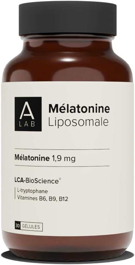 A-LAB Liposomal Melatonin 1.9 mg - Enhanced Assimilation - Sleep Supplement, Jetlag - 30 days taken - Made in France - Image 2