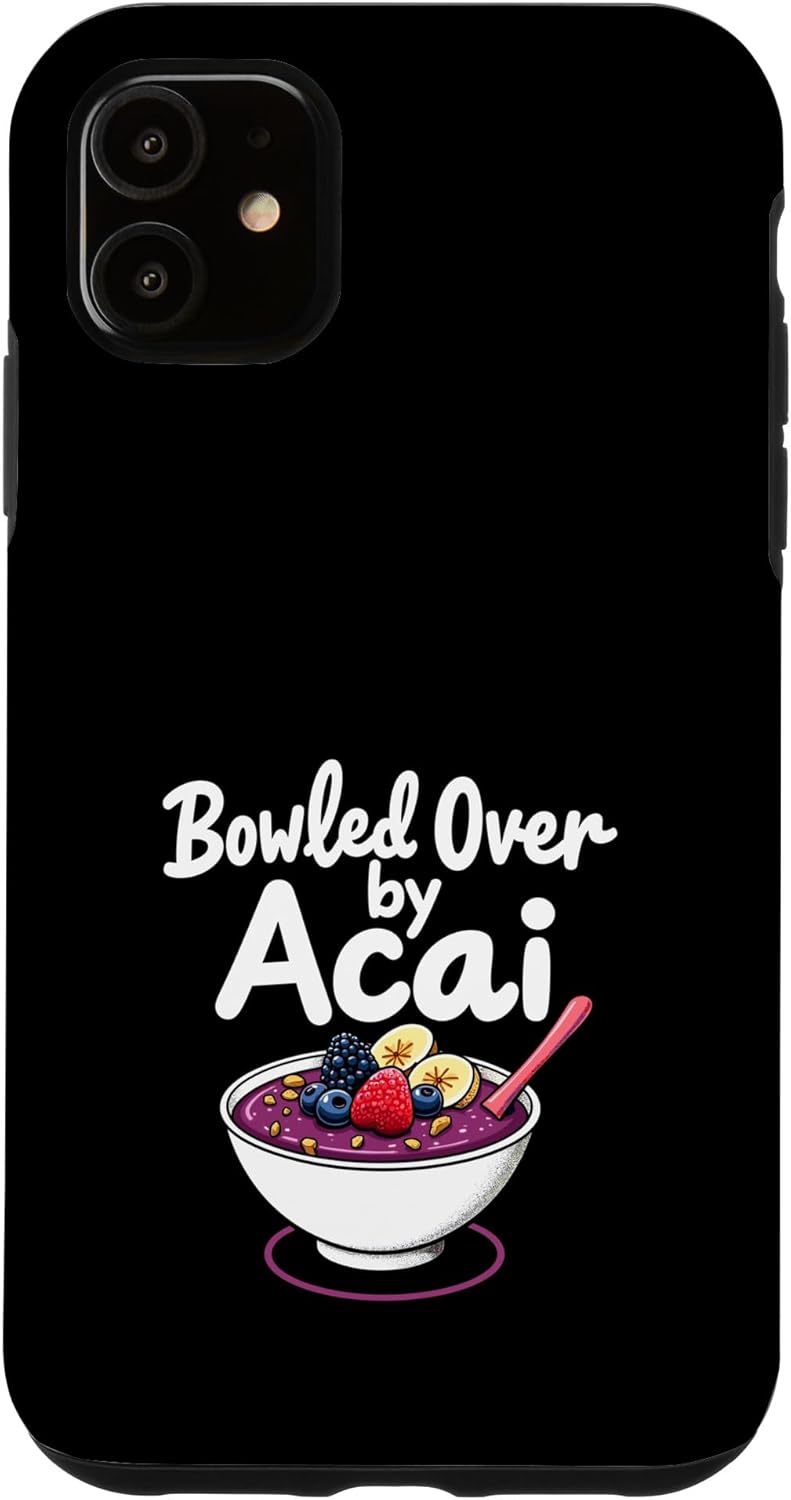 Açaí Bowl Lover Fan Superfood Fan Healthy Eating Wellness Gear Case for iPhone 11 - Image 2