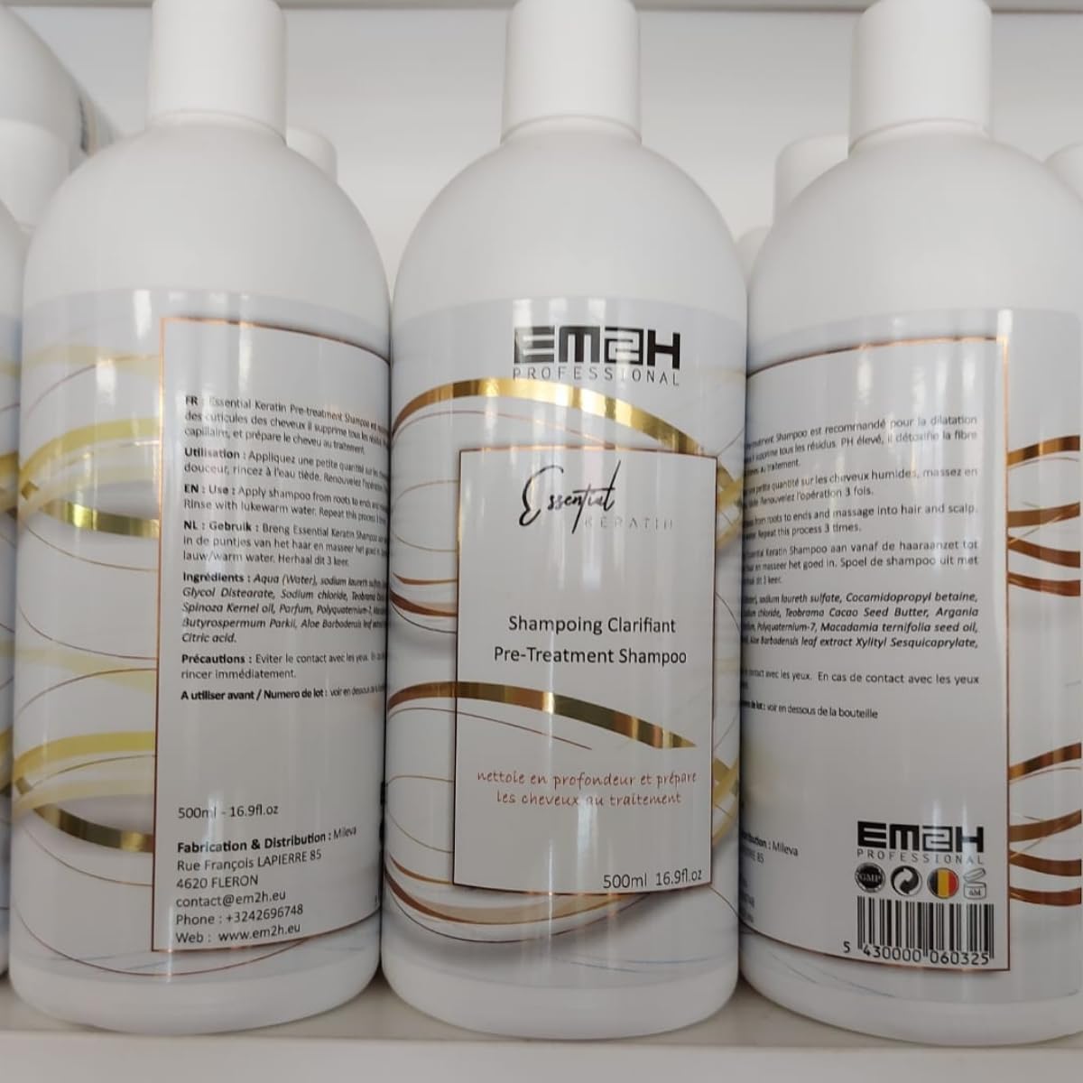 Essential Keratin Brazilian Straightening Kit for Frizzy Hair Pack of 2 (500 ml) - Image 2