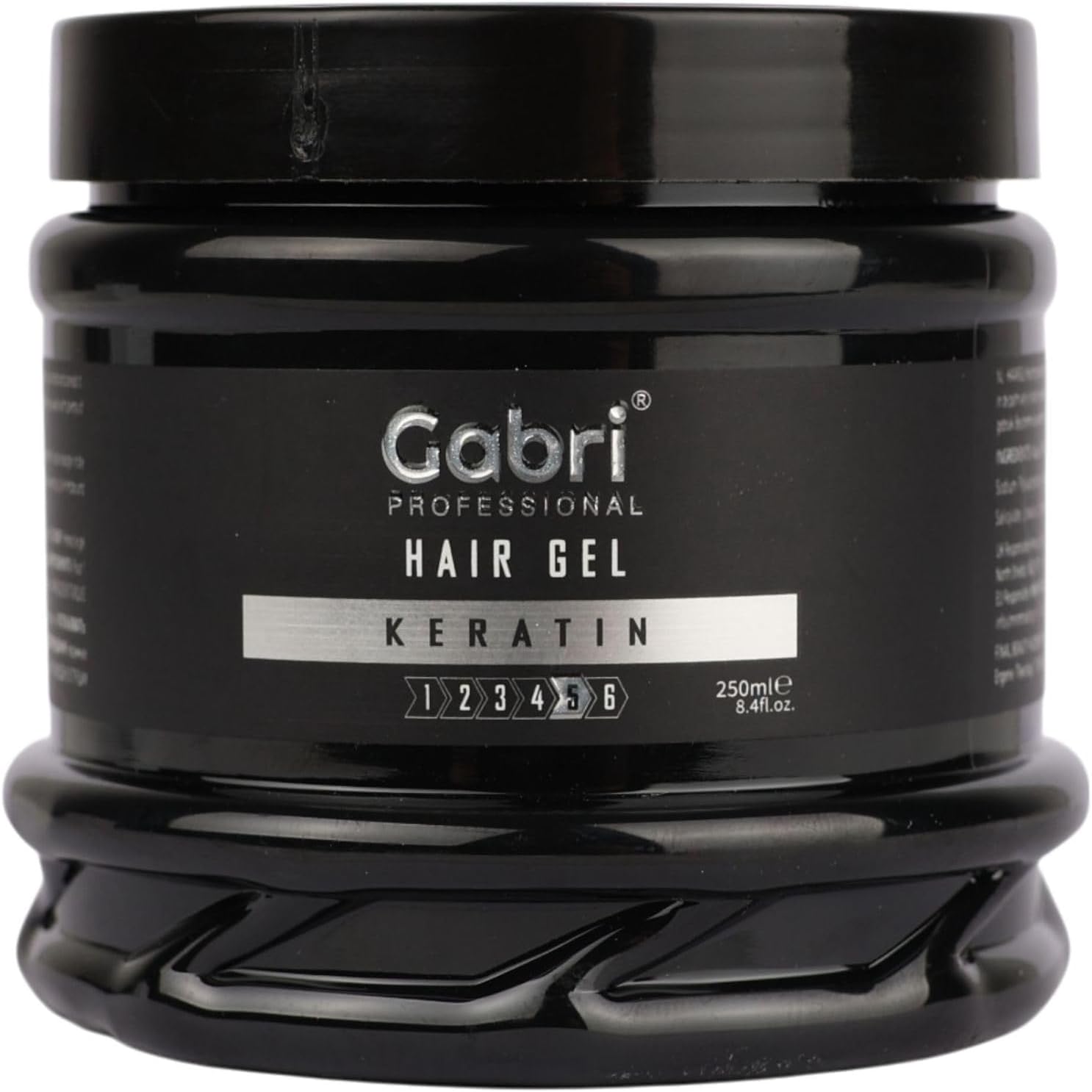 Gabri Keratin Hair Styling Gel 250ml - High Shine, Anti-Frizz Effect, Edge Control - Image 2