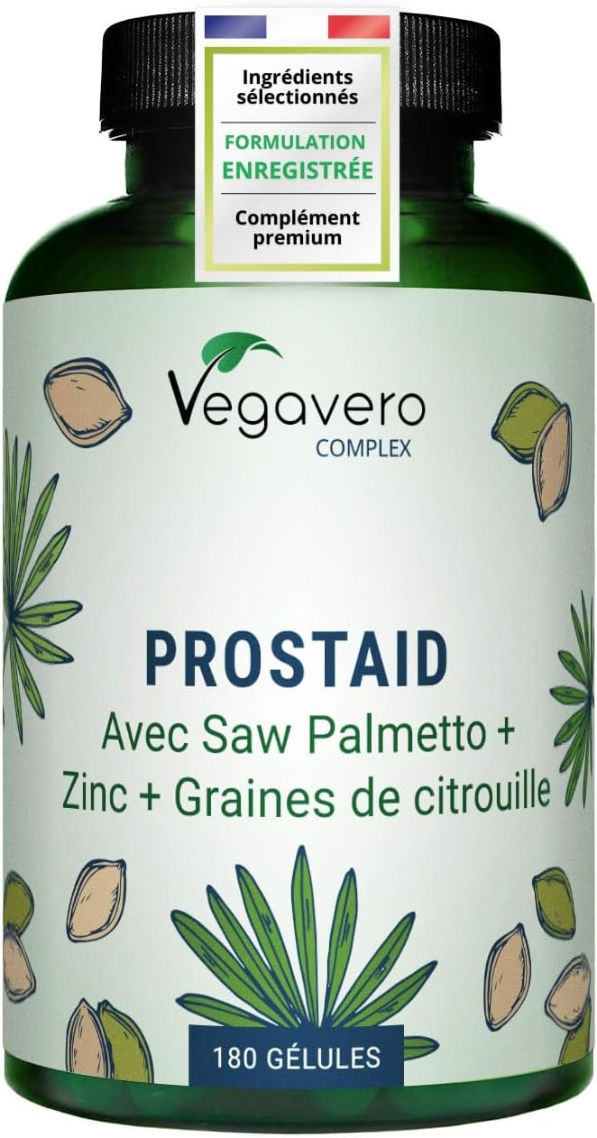 Men's Prostate Complex & Urinary Comfort | 180 Capsules | 100% Natural | Saw Palmetto + Zinc + Nettle + Pumpkin | With 45% Fatty Acids | Vegan | 3 Months - Image 2