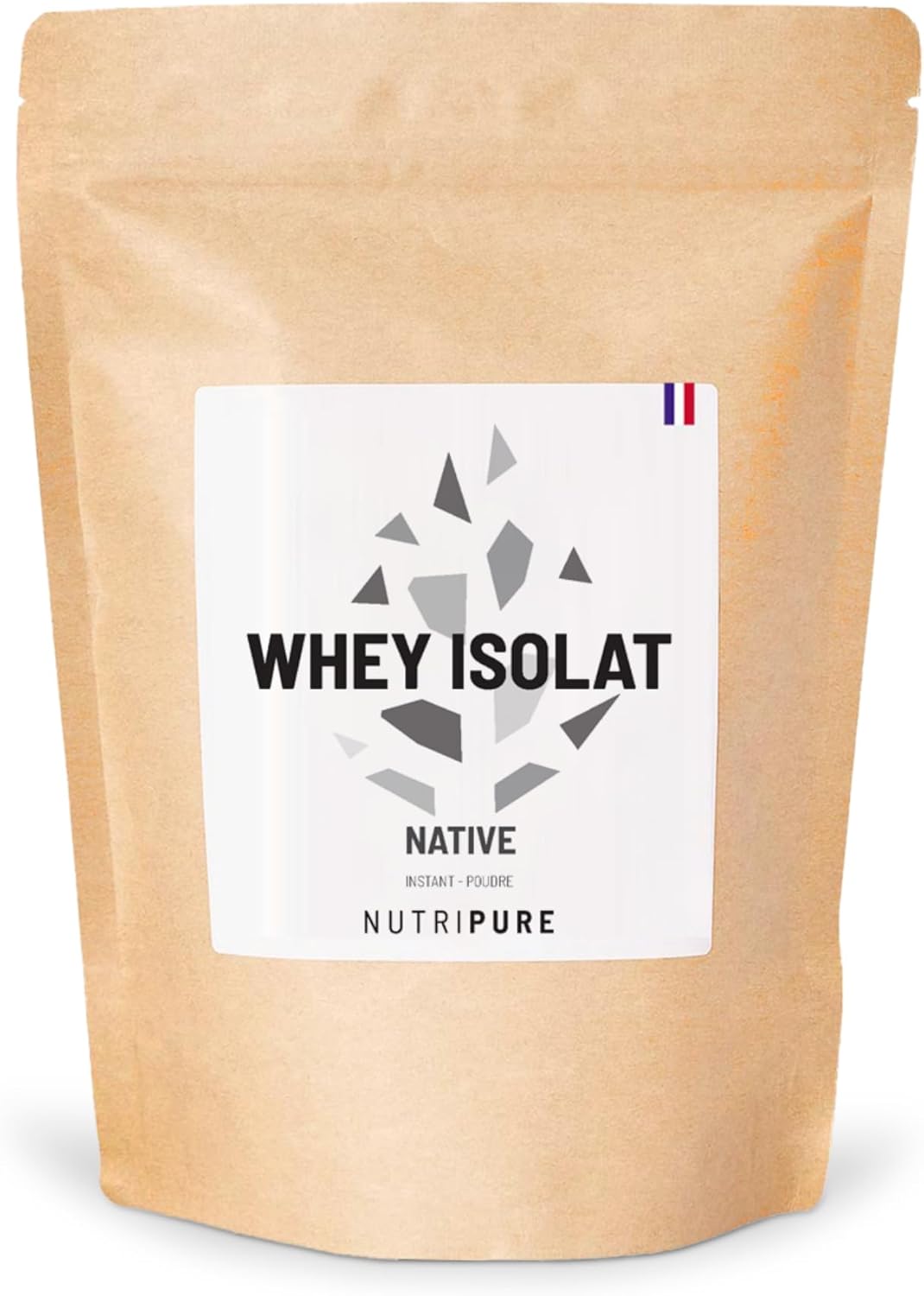 Nutripure | Whey Isolate Native Powder | Milk Protein Food Supplement | Muscle Development & Bodybuilding | 94% Protein, 25% BCAA, 52% EAA | Neutral | 750g | France - Image 2