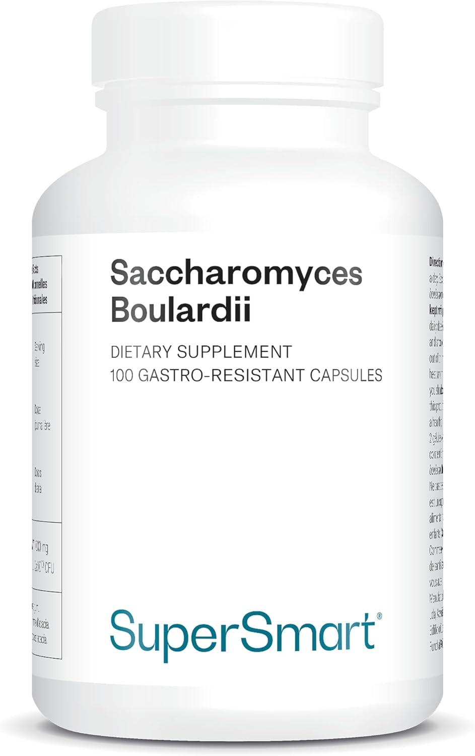 Saccharomyces Boulardii - Helps to Rebalance the Intestinal Flora and Reduce Digestive Disorders - 20 Billion CFU - Probiotic - Ultra Yeast - Vegan - DrCaps - Supersmart - Image 2