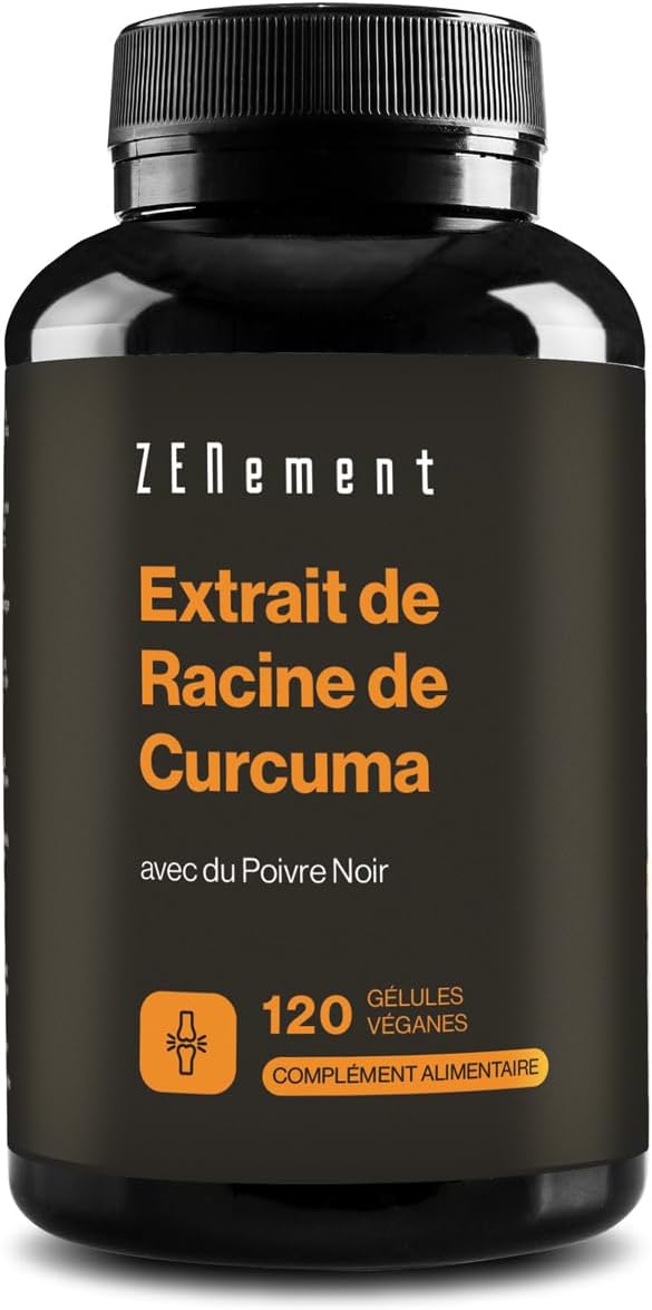 Turmeric Extract with Black Pepper - 95% Curcuminoids - Natural and Vegan Origin - 4 Months Supply - 120 Vegan Capsules - Zenement - Image 2