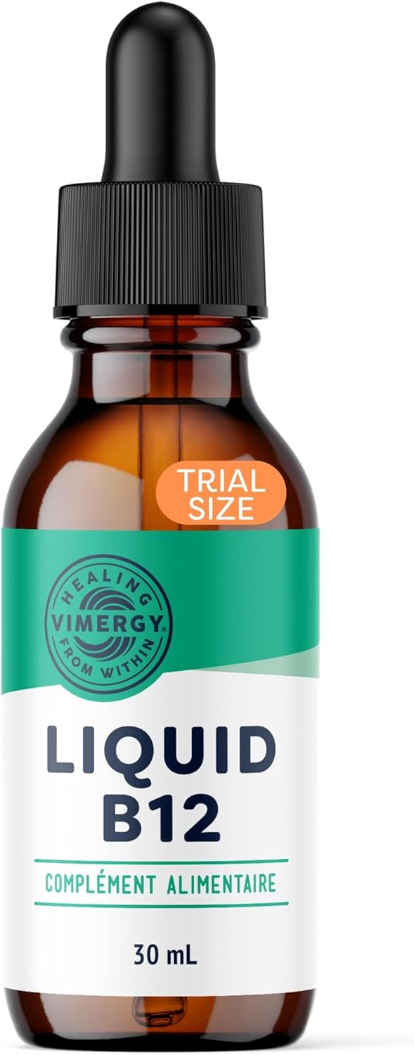 Vimergy Vitamin B 12 Liquid - 30 ml - Vitamin B12 Liquid Vegan - Supports the Brain Nervous System - Naturally Sweet Flavor - No Refined Sugar, Gluten or GMO, Keto and Paleo-Friendly - Image 2