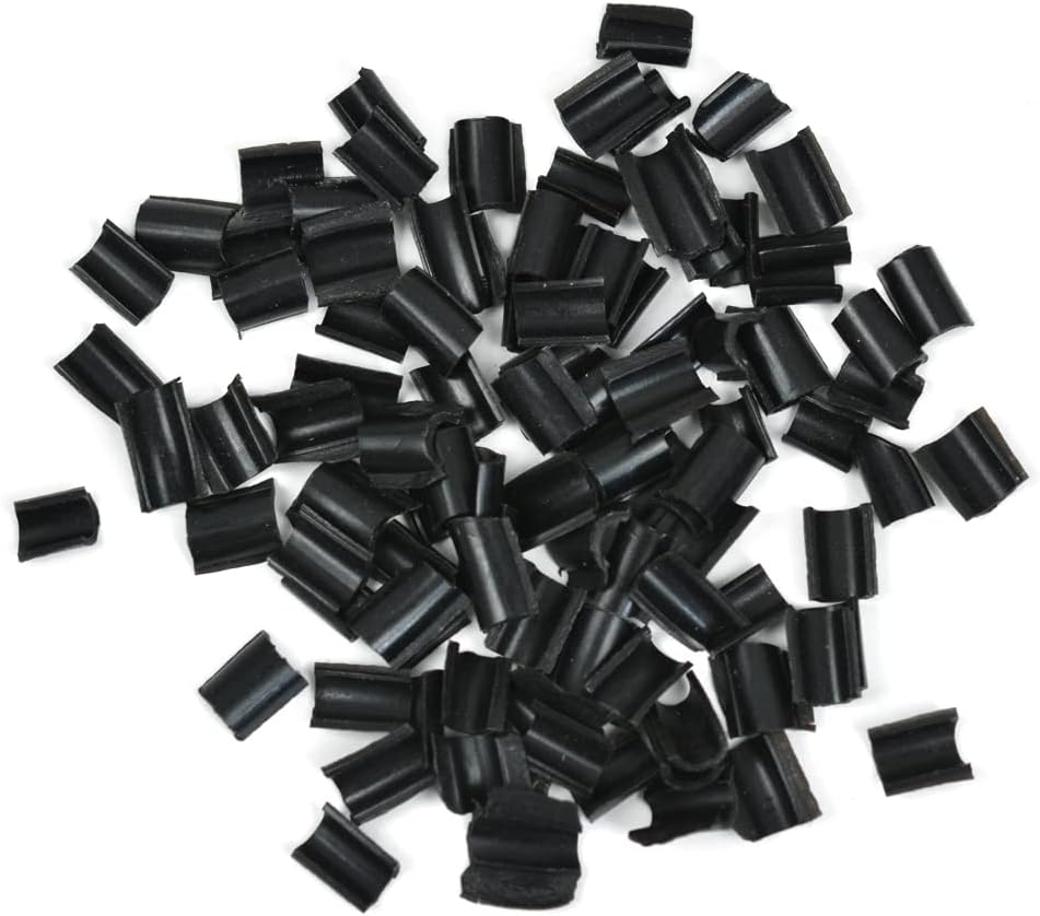100 Pieces Keratin Glue Replacement Keratin Glue U Glue for Hair Extension (Black) - Image 2