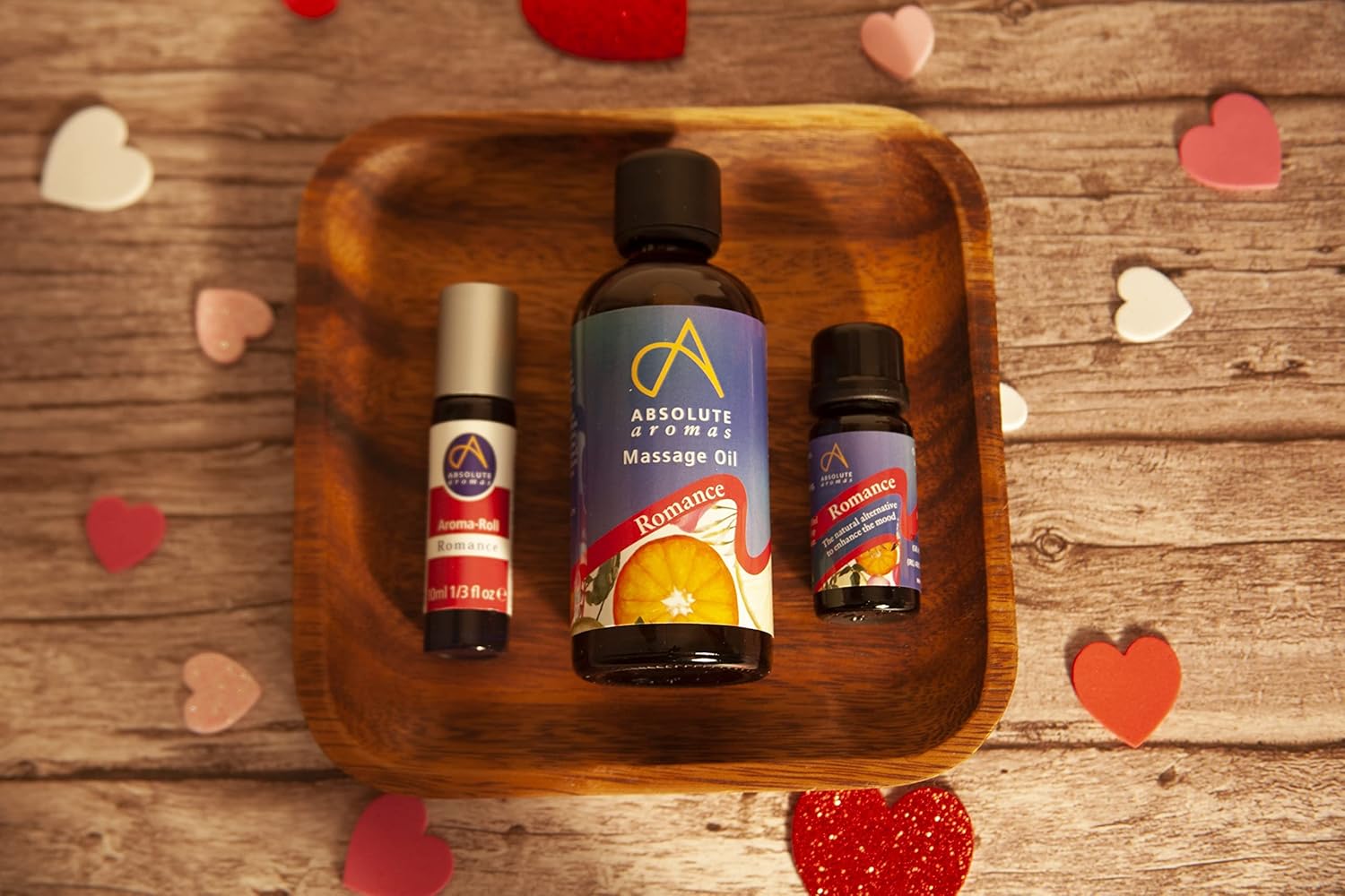 Absolute Aromas Romance Massage and Bath Oil 100ml - Pure Essential Oils of Jasmine, Spearmint and Cedarwood based on Jojoba, Sweet Almond and Evening Primrose - Sensual Body Oil - Image 6