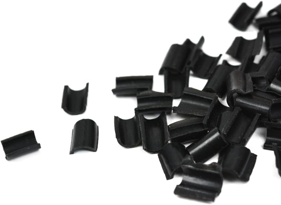 100 Pieces Keratin Glue Replacement Keratin Glue U Glue for Hair Extension (Black) - Image 3