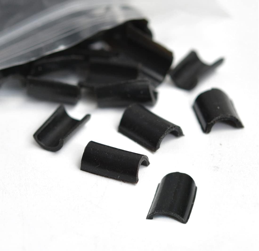 100 Pieces Keratin Glue Replacement Keratin Glue U Glue for Hair Extension (Black) - Image 4