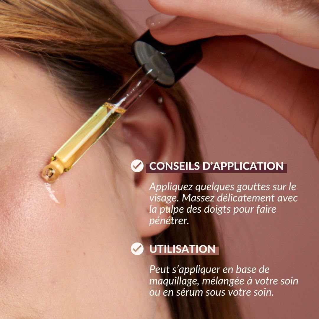 MiYé | Regenerating Face Oil | Jojoba Oil, Flax, Borage & Grapeseed | Organic Face Care | All Skin Types | 30ml - Image 7
