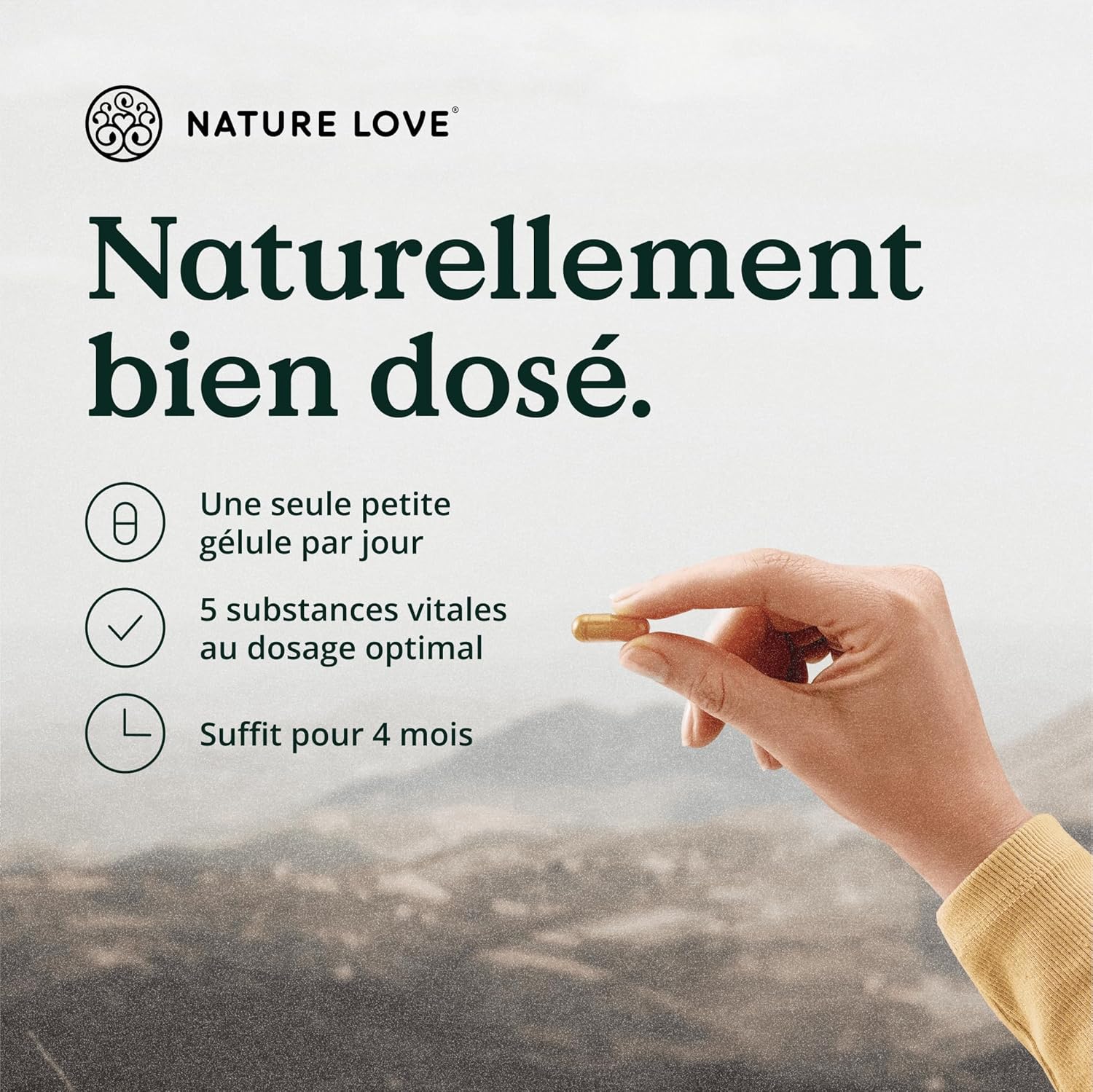 NATURE LOVE® Liver Complex - 120 capsules - with milk thistle, choline, artichoke extract, turmeric & zinc - highly dosed, vegan, laboratory tested and produced in Germany - Image 4
