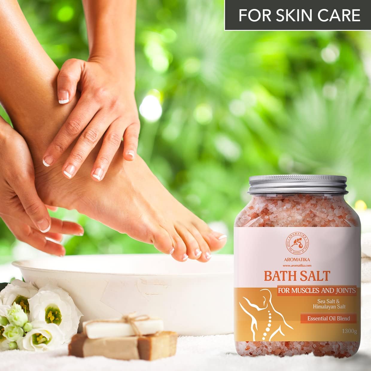 Sea Salt Joints & Muscles 1300g - Essential Oils Lavender & Sage & Rosemary - Natural Salts - Relieves Tired Muscles - Detoxifies - Relaxation - Body Care - Image 9