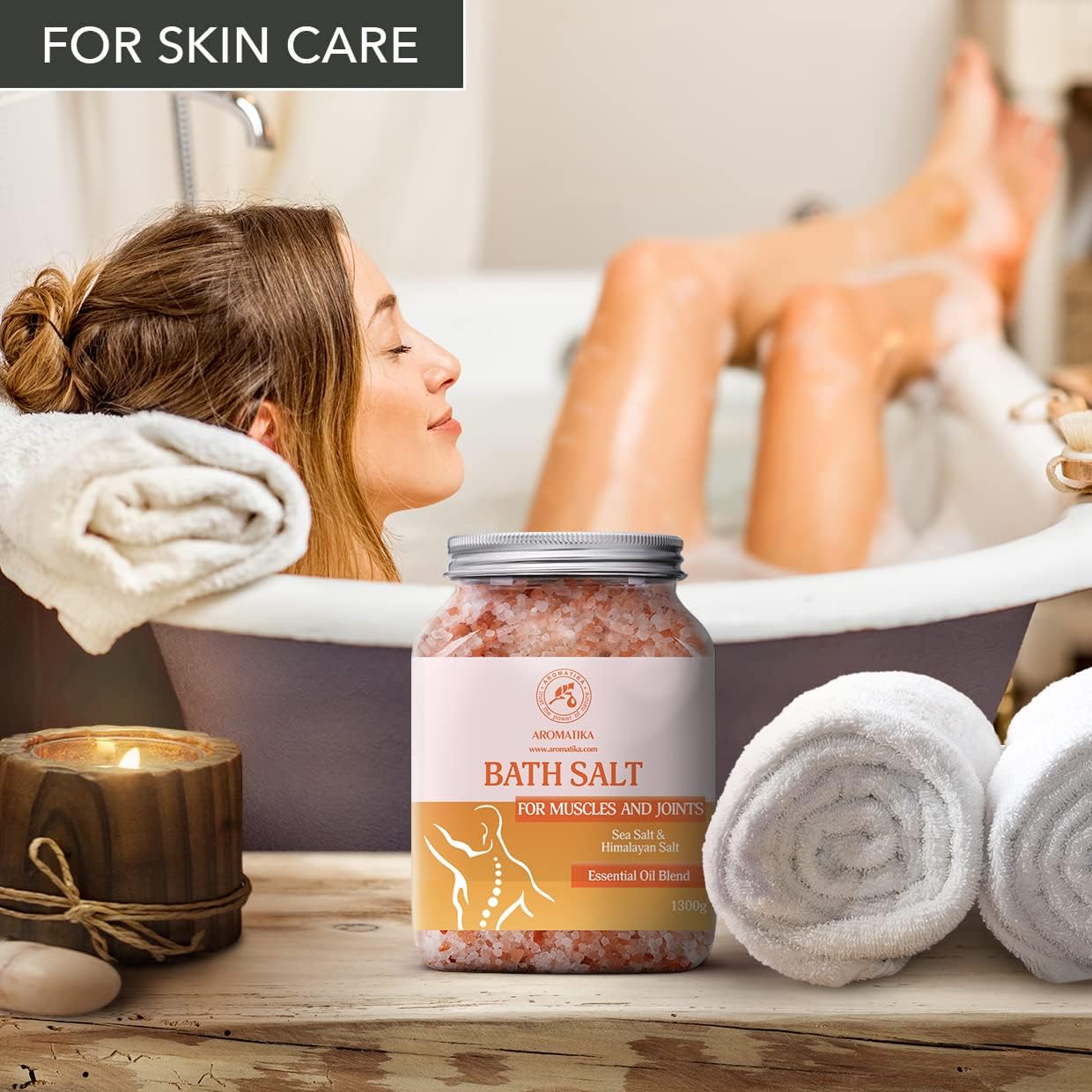 Sea Salt Joints & Muscles 1300g - Essential Oils Lavender & Sage & Rosemary - Natural Salts - Relieves Tired Muscles - Detoxifies - Relaxation - Body Care - Image 10