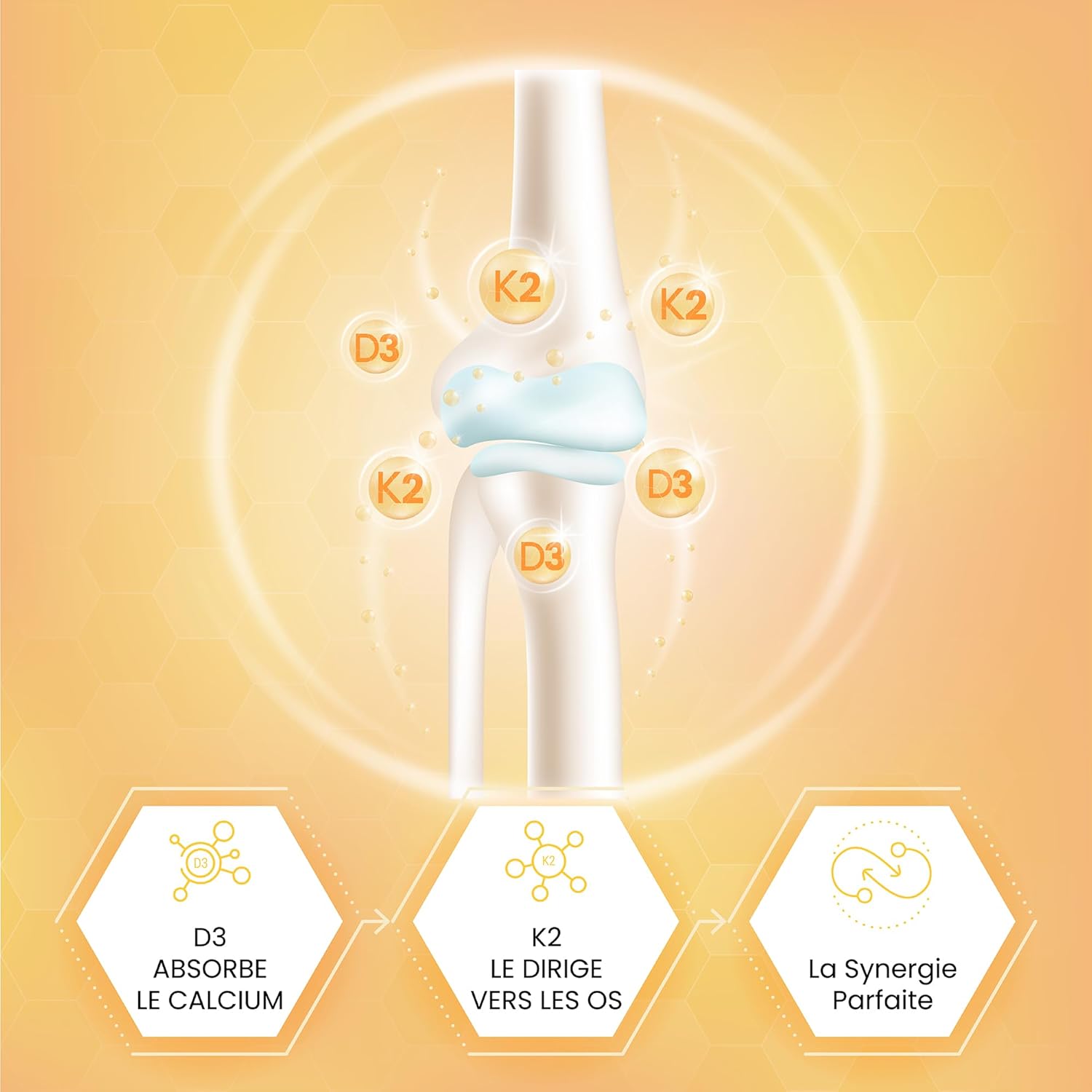 Vitamin D3+K2 by Nutrisolution: Premium Liquid Drops - Strengthens Bones and Muscles - Boosts Energy and Immunity - 30 ml - Made in France (1) - Image 6