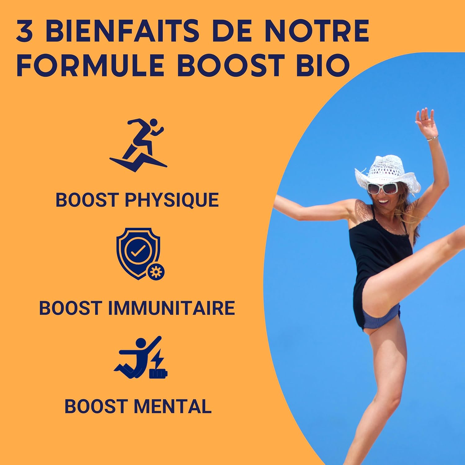 BOOST ORGANIC FORMULA | 4G: Ginseng, Royal Jelly, Guarana, Ginger + Acerola | Anti-Fatigue Food Supplement | Immunity and Energy | Made in France - Image 3
