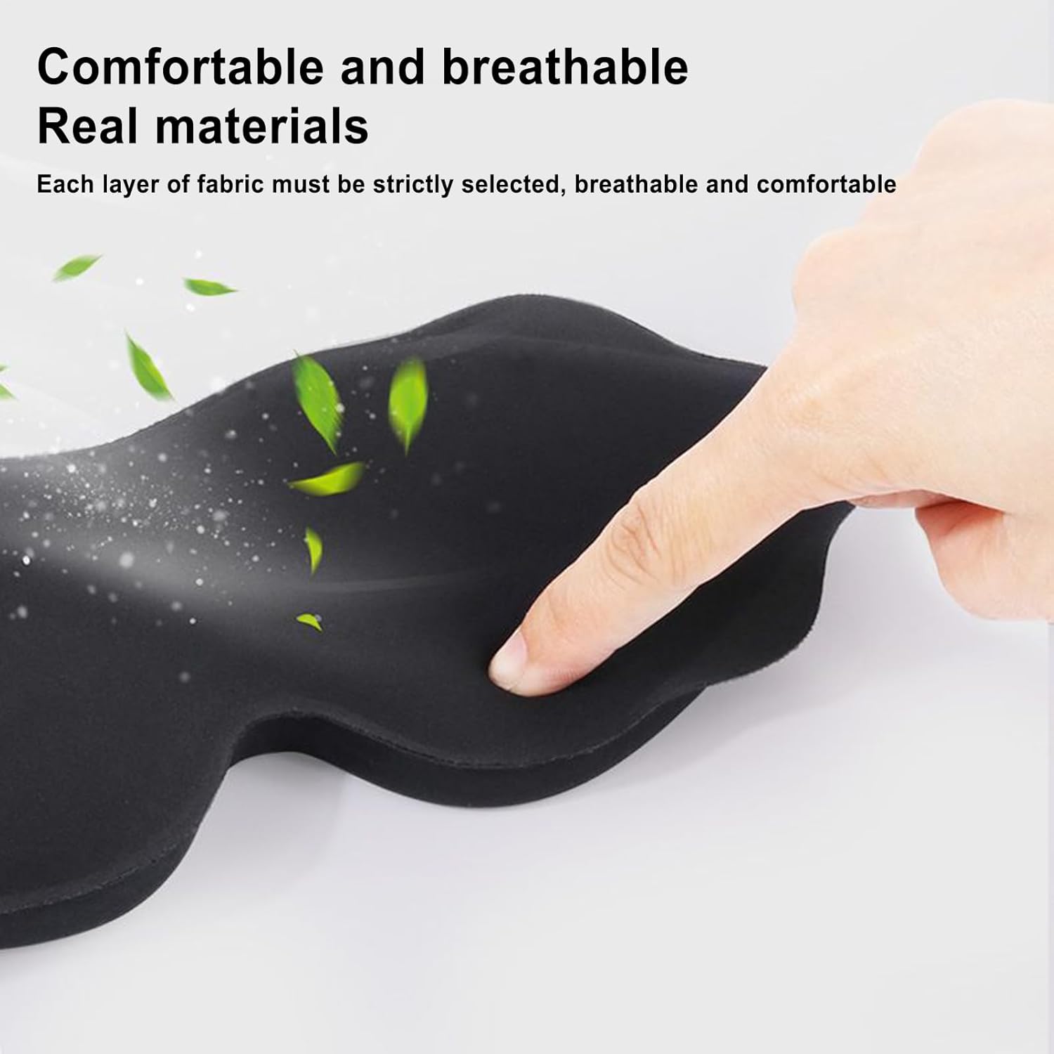 Sleep Mask for Travel, Nap & Bedtime | Adjustable Eye Shaped Visor, Comfortable Breathable Night Mask, Relaxing Headband for Deep Sleep - Image 8