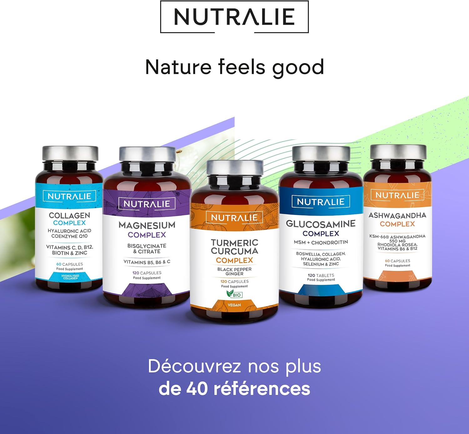 Organic Turmeric with Ginger + Black Pepper (1420 mg per dose) - Piperine + Curcumin + Black Pepper - 120 Capsules Nutralie - Image 6