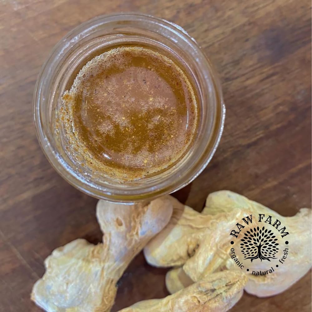 Raw Farm Raw Honey 900g with Ginger & Turmeric - Unheated, Unfiltered, Single Origin - Unpasteurized Beekeeper Honey, Rich in Nutrients and Natural Taste - Image 6